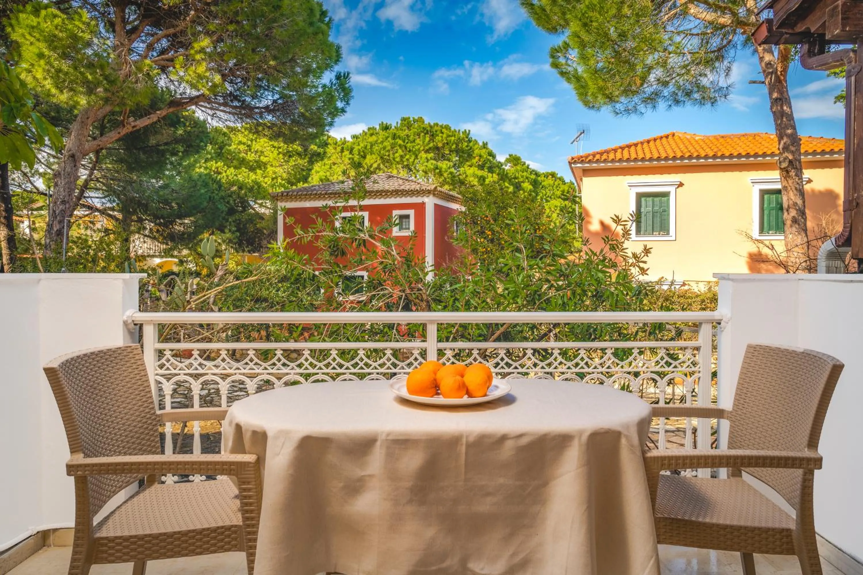 Balcony/Terrace in Pyrgaraki Studios and Apartments
