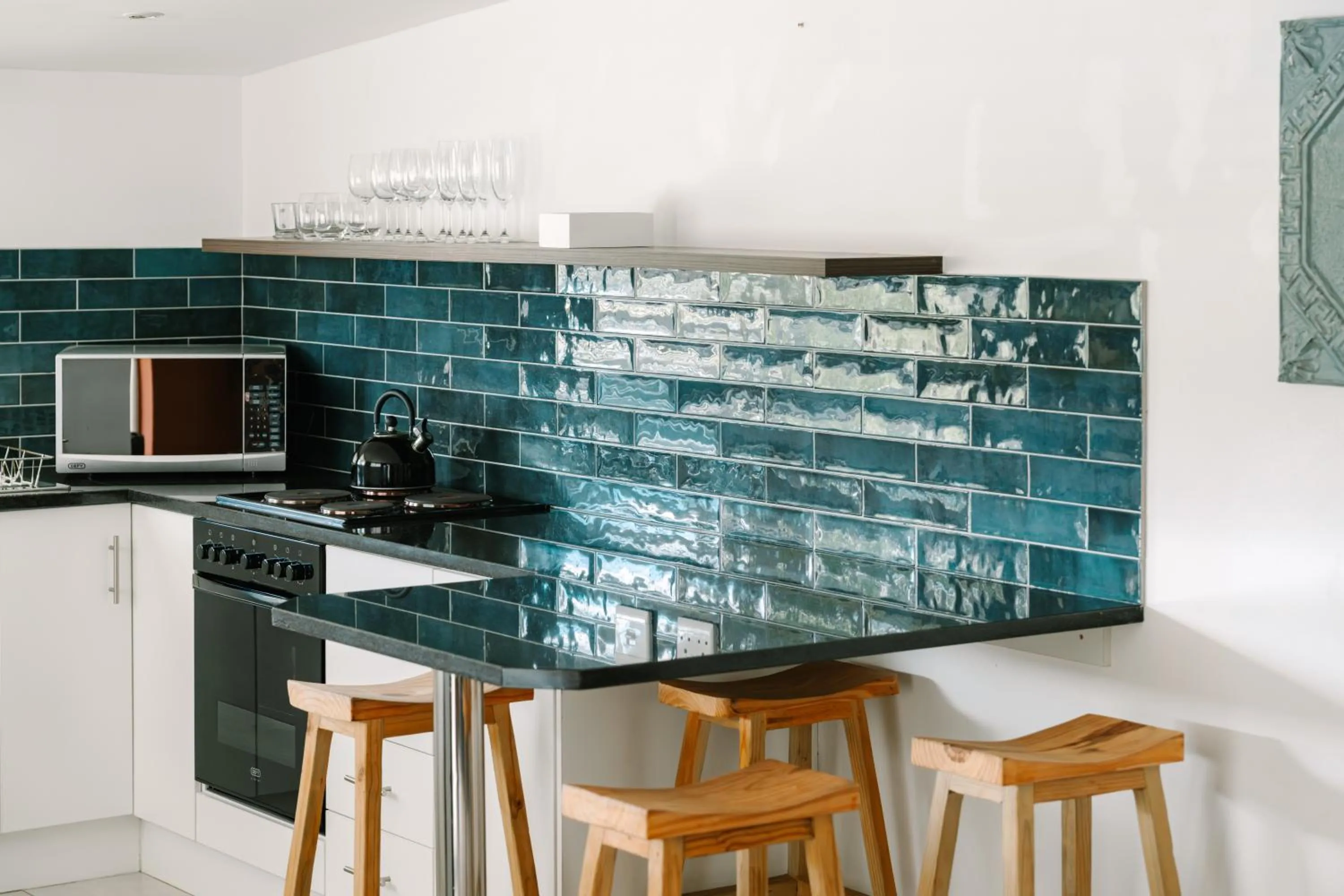 Kitchen or kitchenette in The Salene Hotel & Apartments