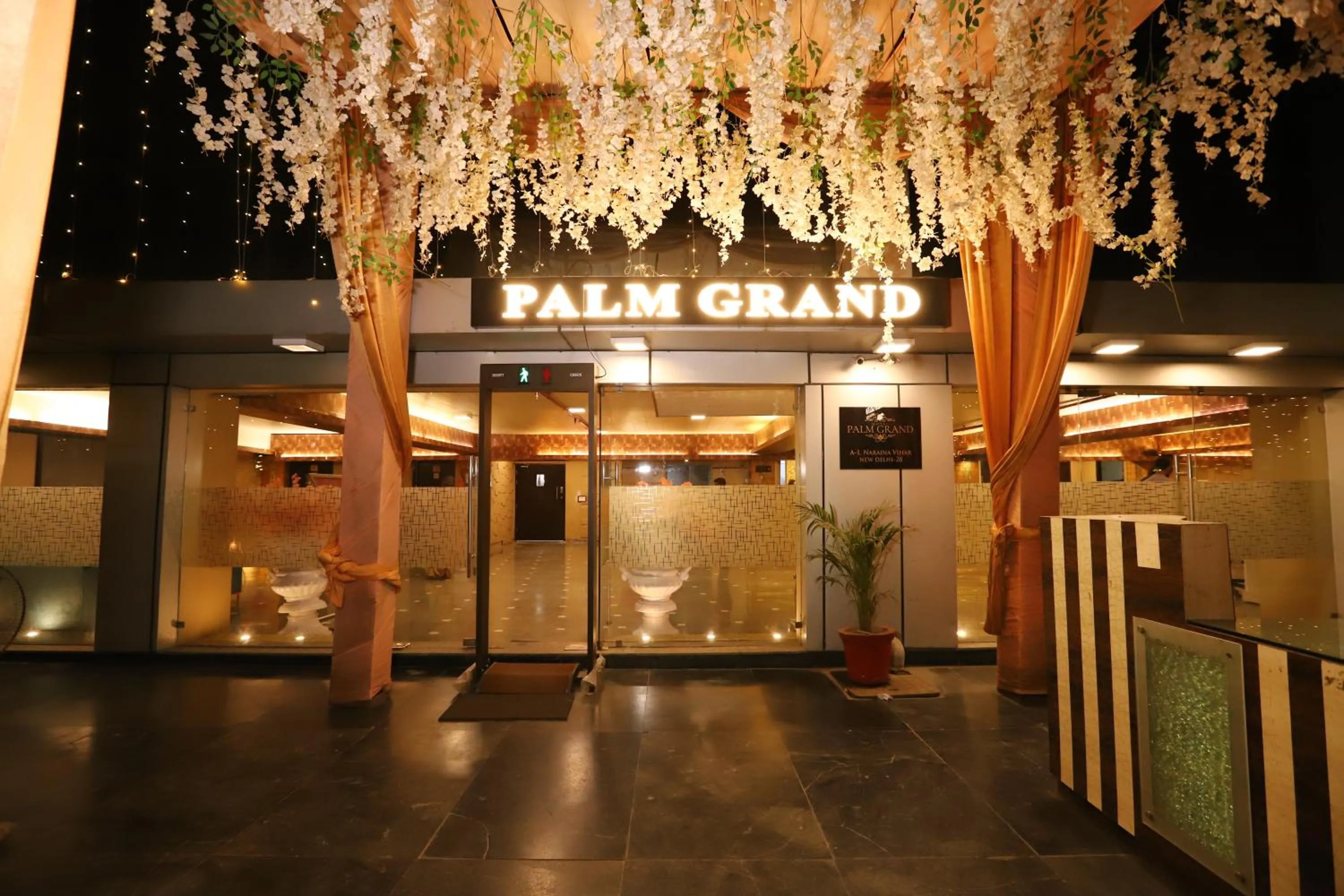 Facade/entrance in Hotel Palm Grand Naraina New Delhi - Couple Friendly Local IDs Accepted