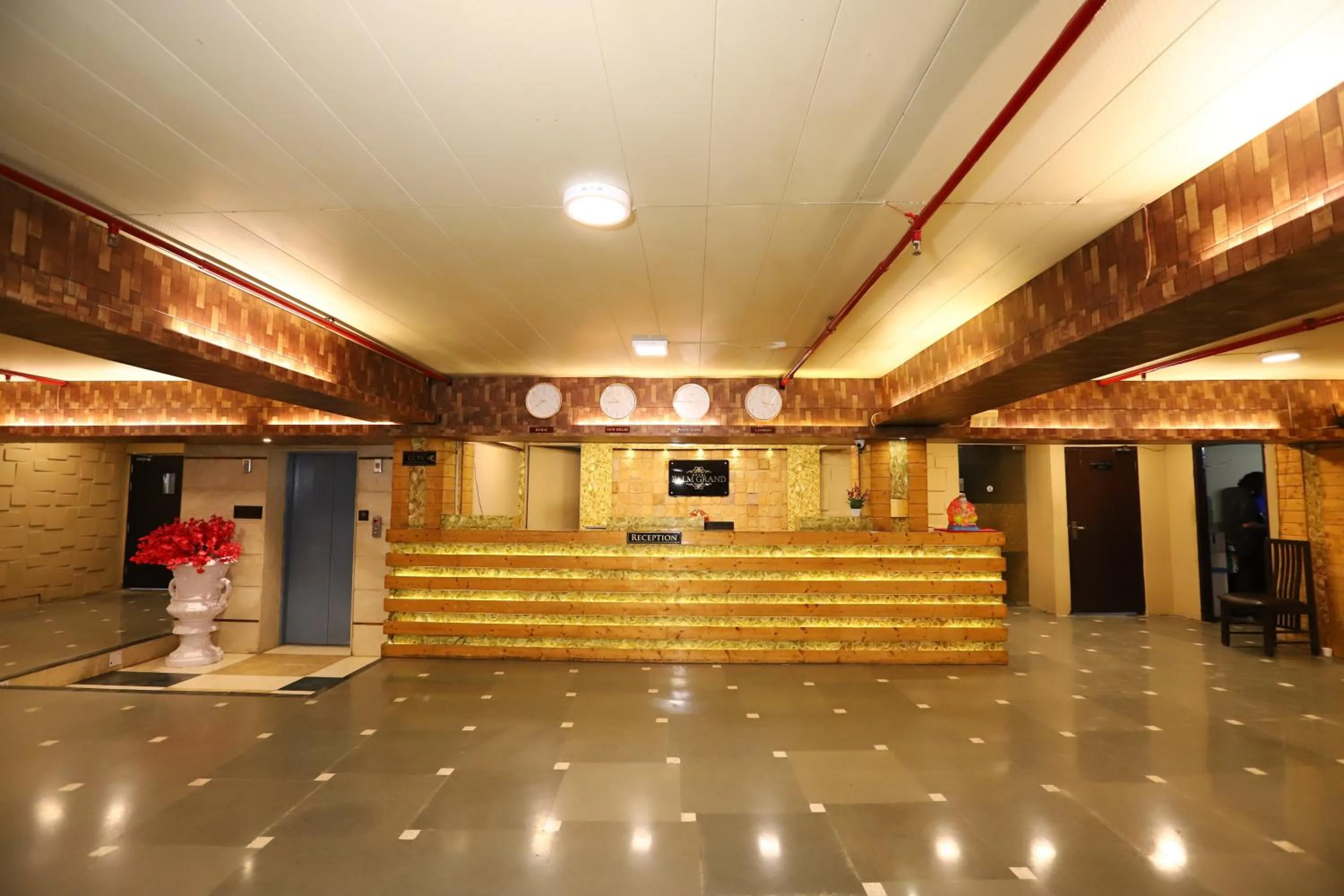 Lobby or reception in Hotel Palm Grand Naraina New Delhi - Couple Friendly Local IDs Accepted