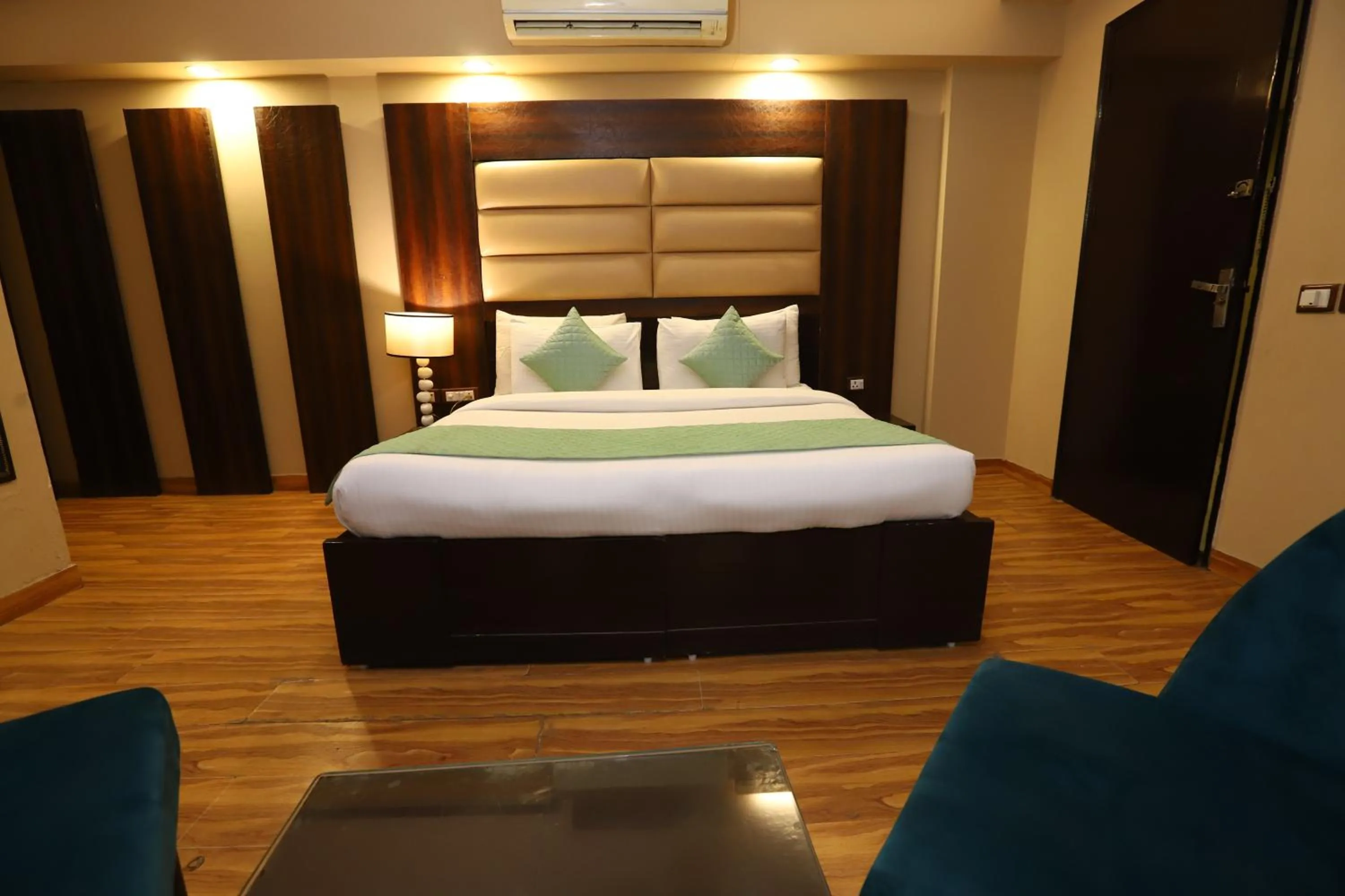 Bed in Hotel Palm Grand Naraina New Delhi - Couple Friendly Local IDs Accepted