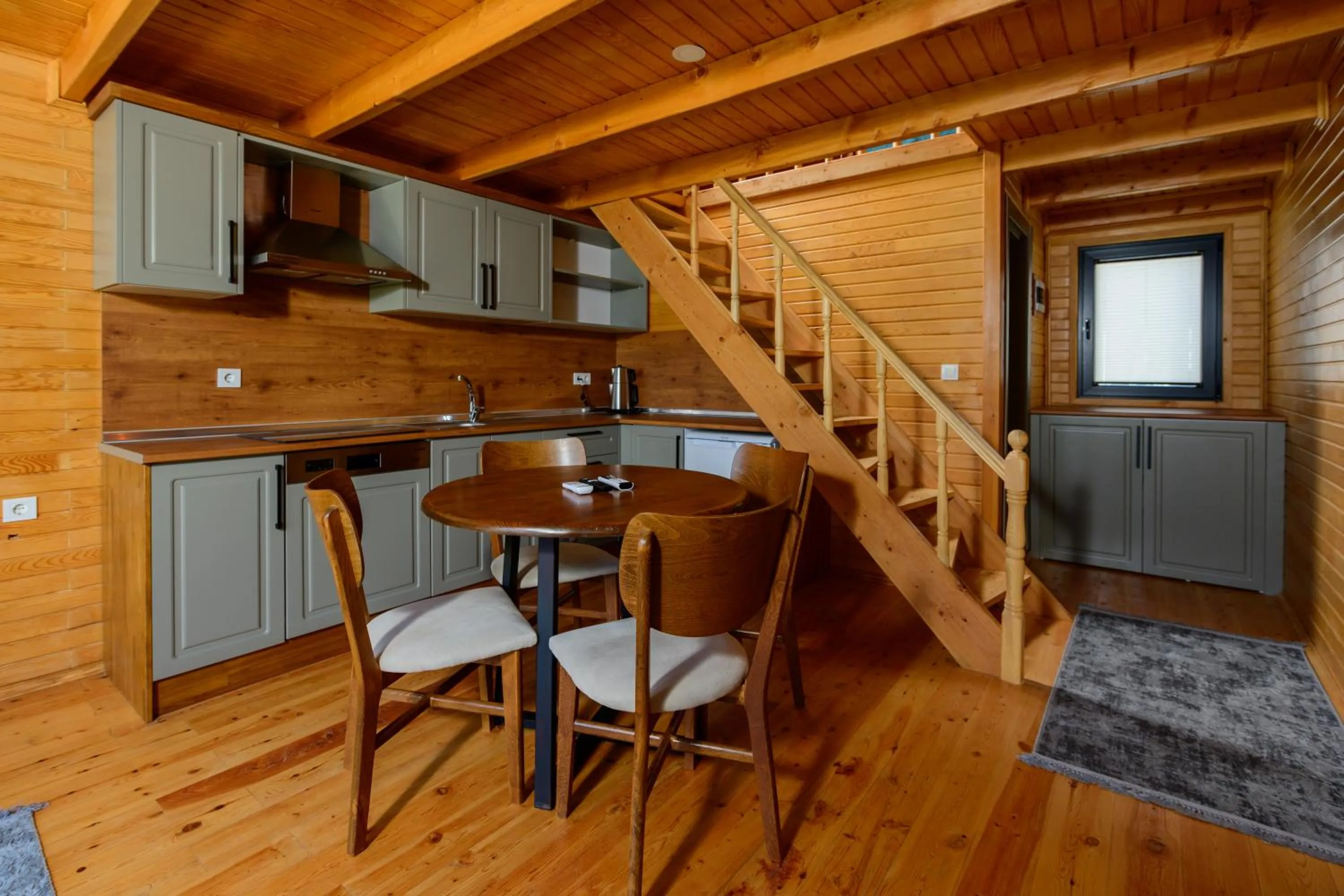 Kitchen or kitchenette in Villa d'Mare