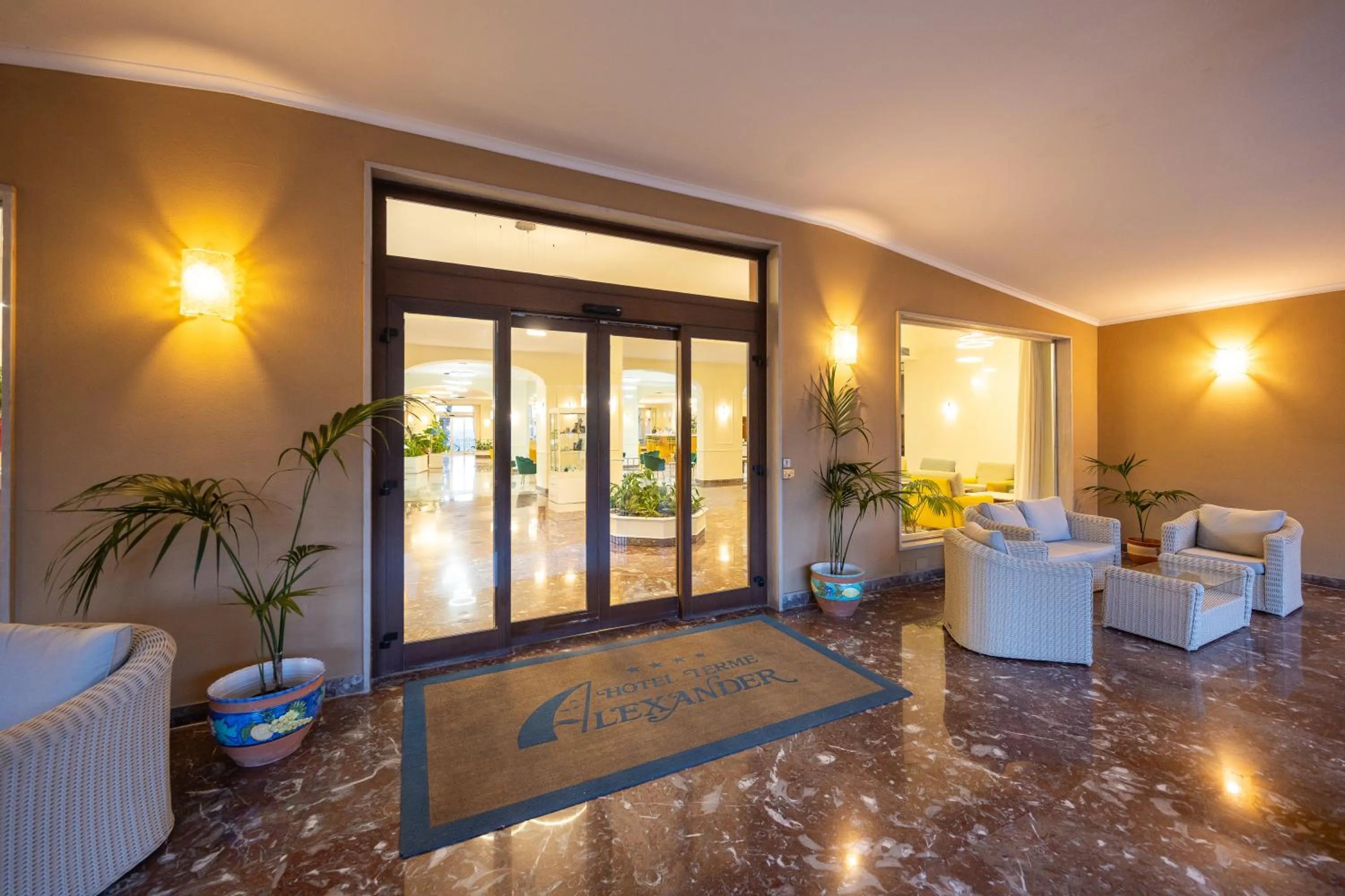 Facade/entrance in Hotel Terme Alexander