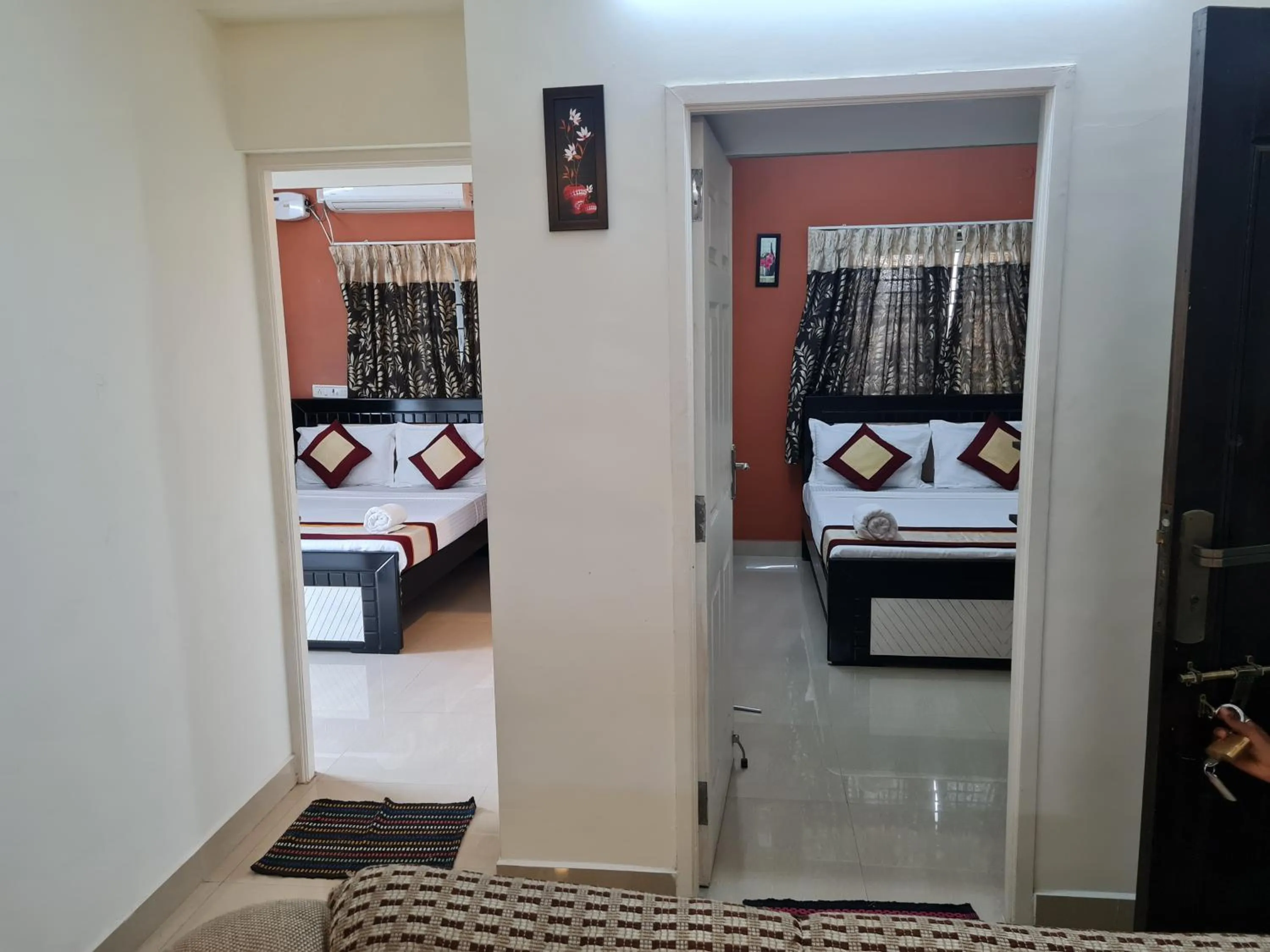 Bedroom, Bed in S4 Sruthi Service Apartments