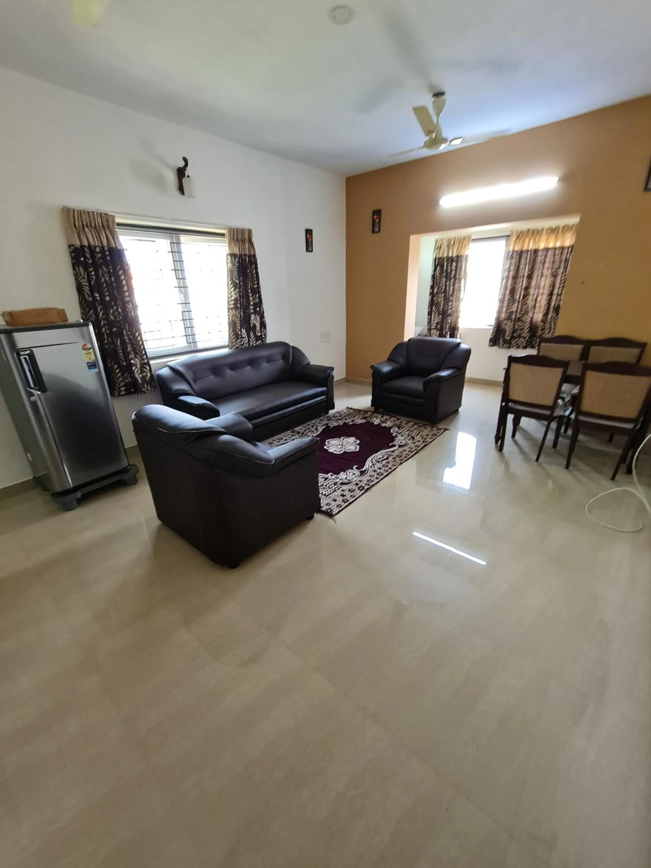 Seating area in S4 Sruthi Service Apartments