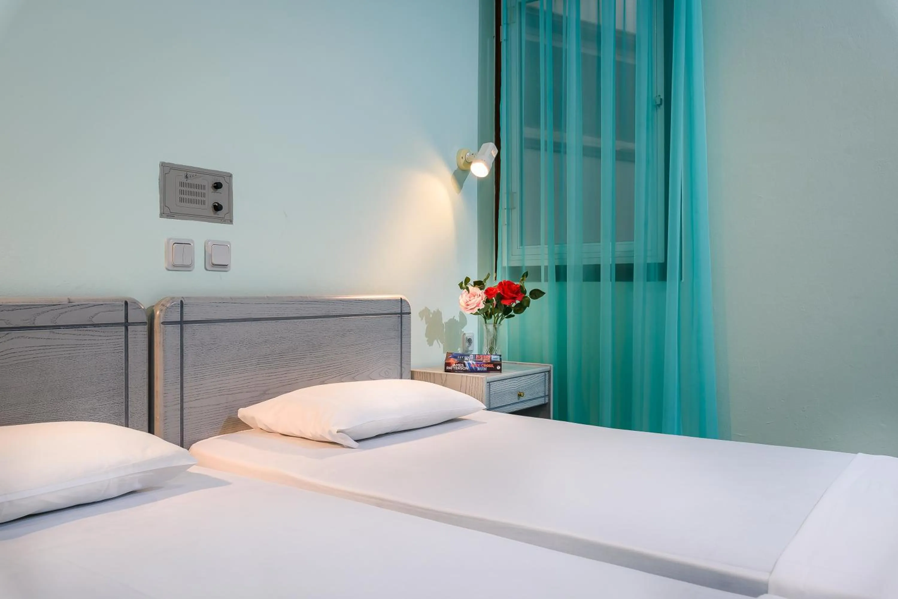 Bed in Louladakis Apartments