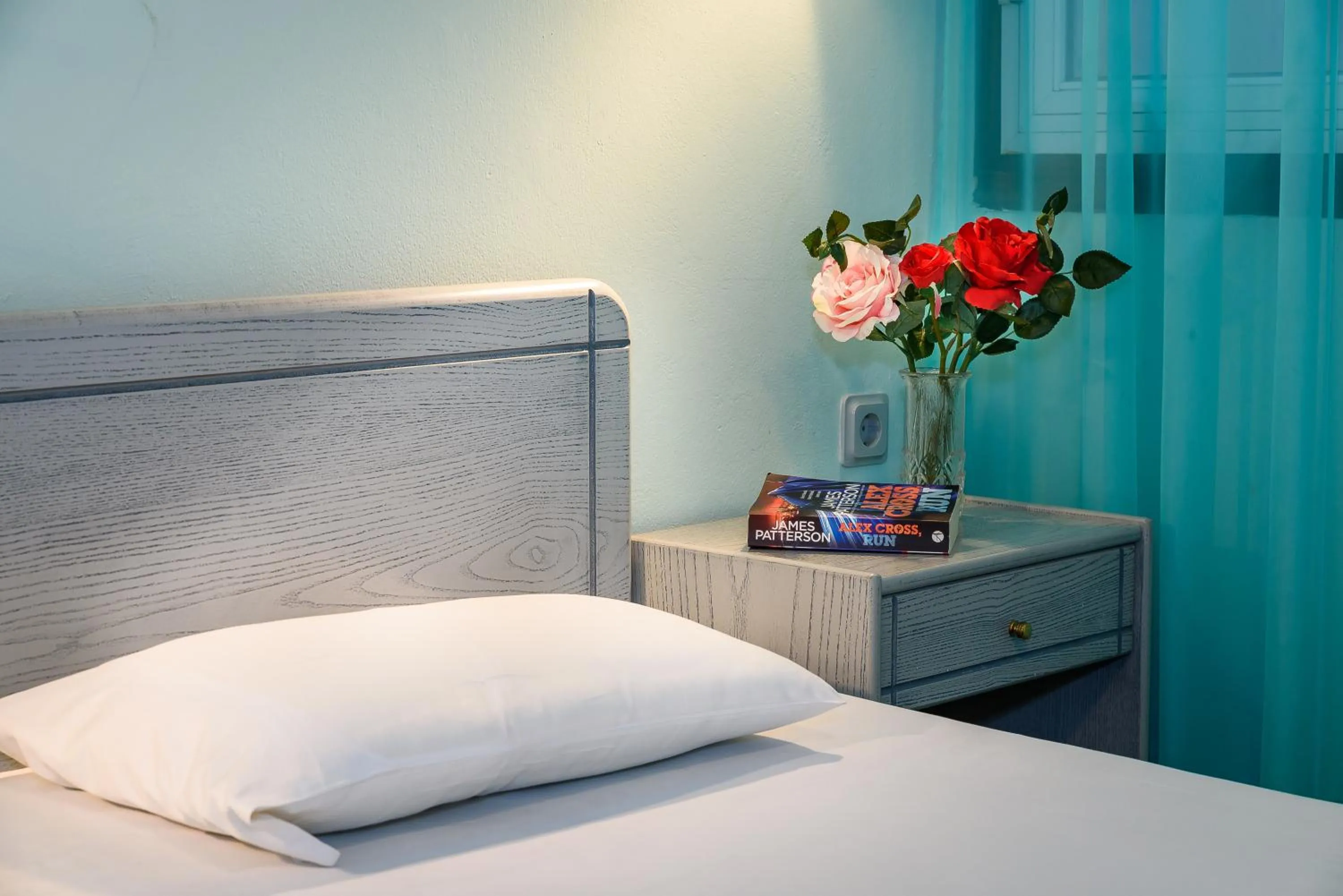 Bed in Louladakis Apartments