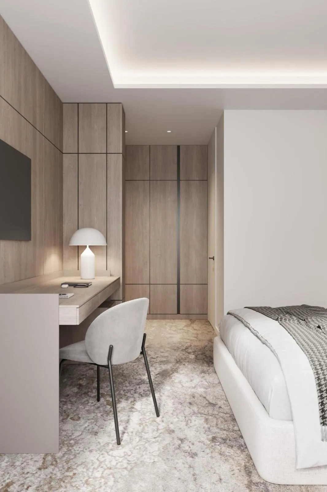 Bed in Hotel Caprice