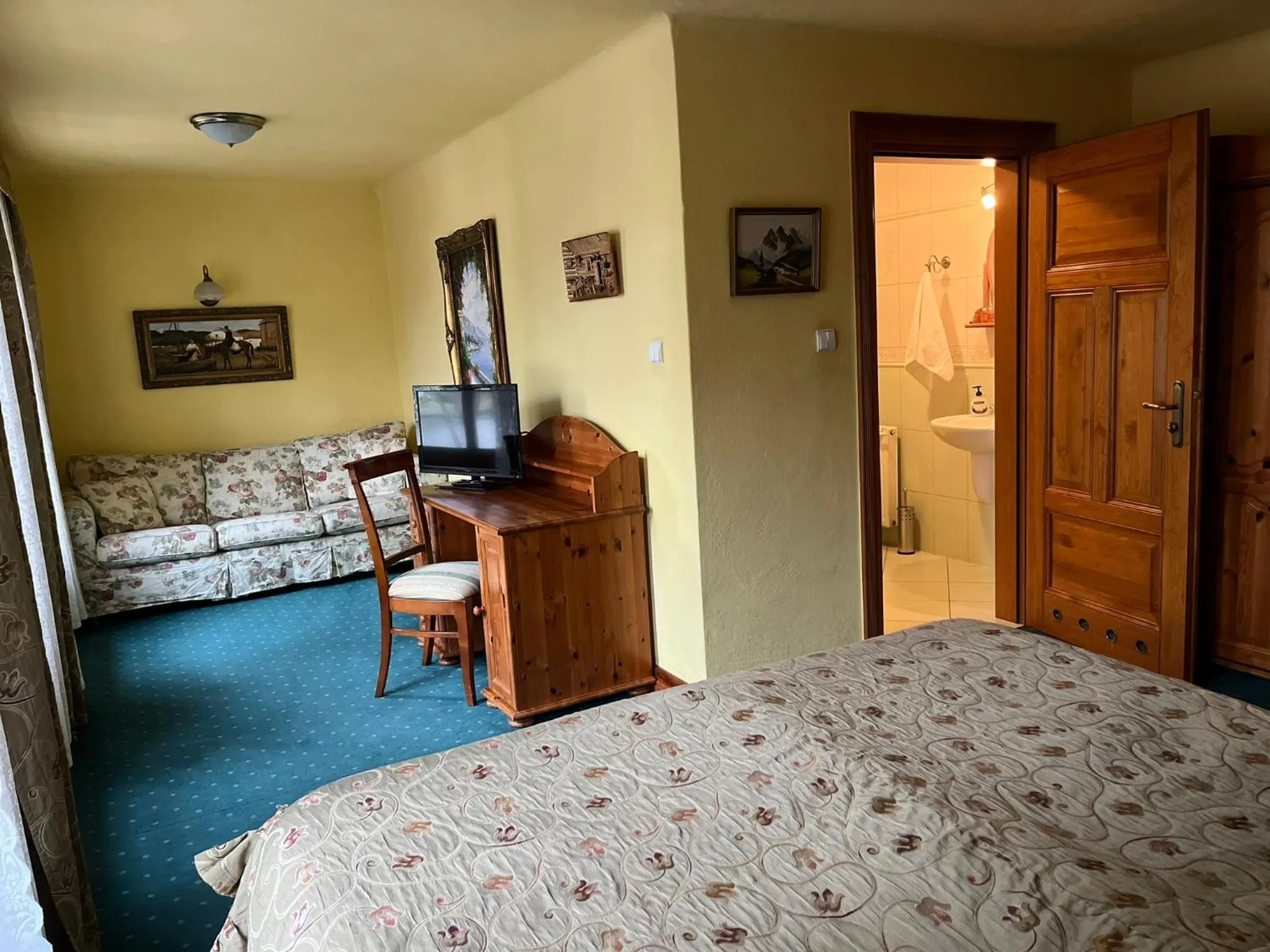 Bed in Gościniec Zamkowy