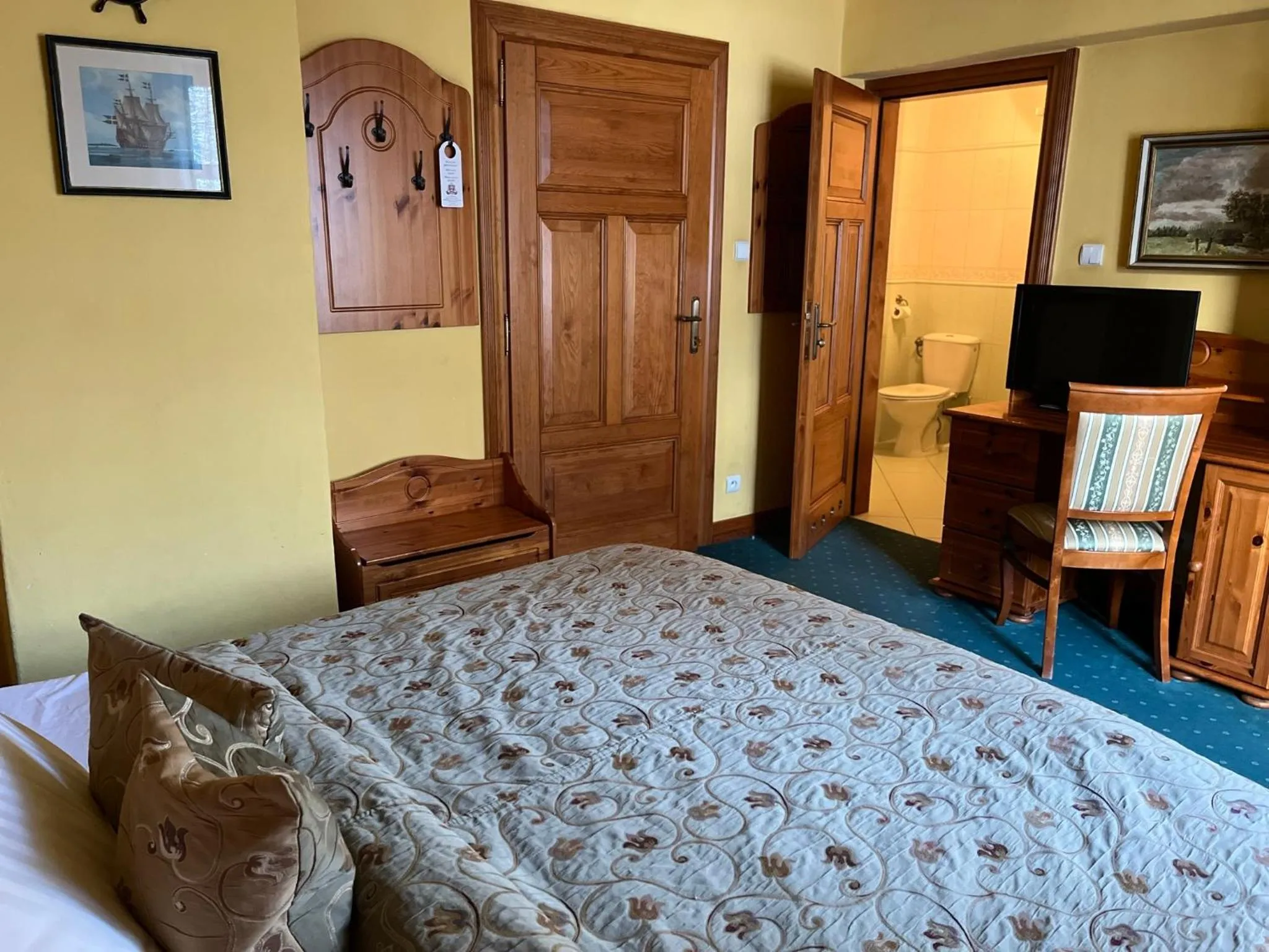 Bed in Gościniec Zamkowy