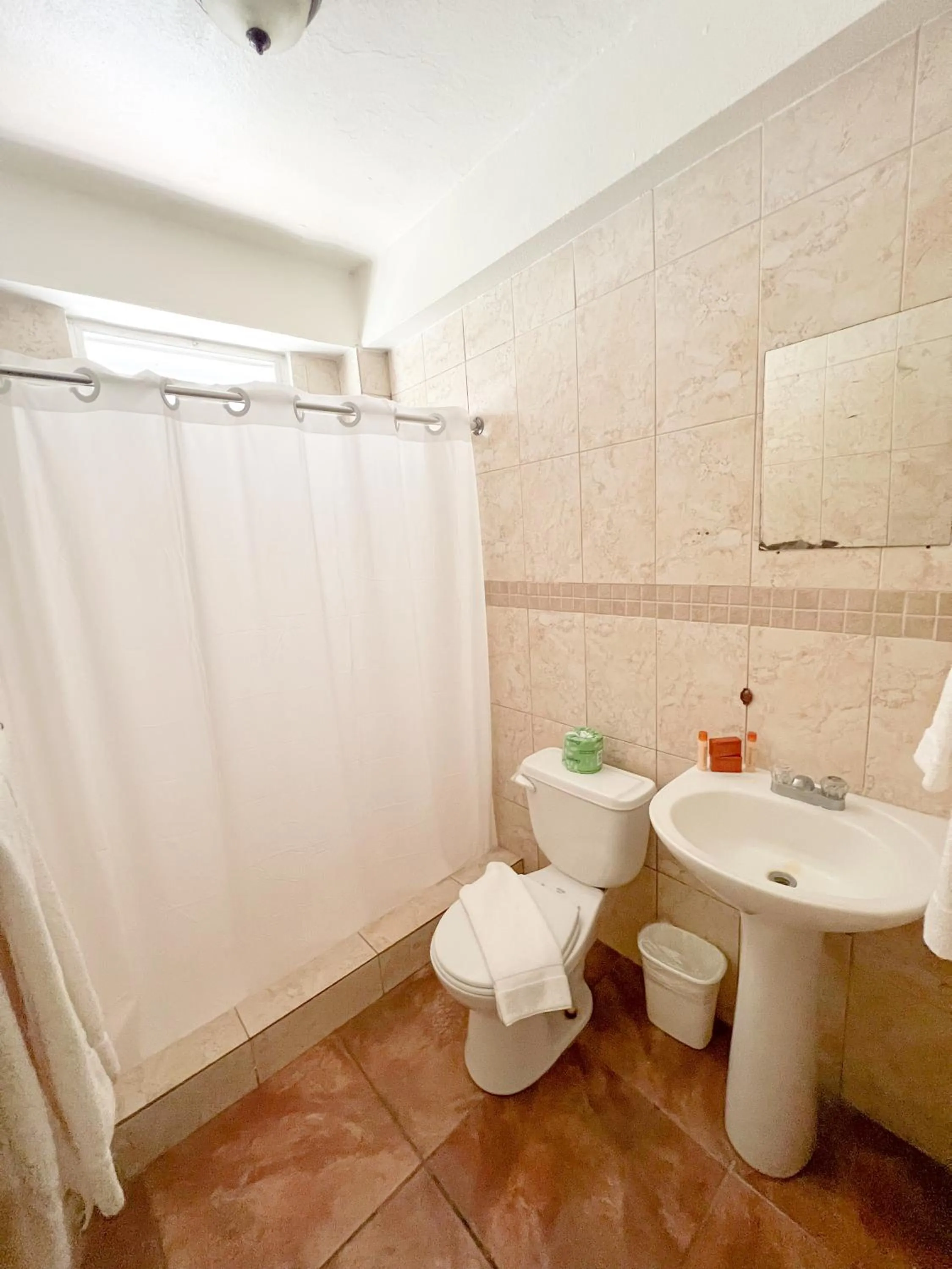 Shower in West Coast Inn's