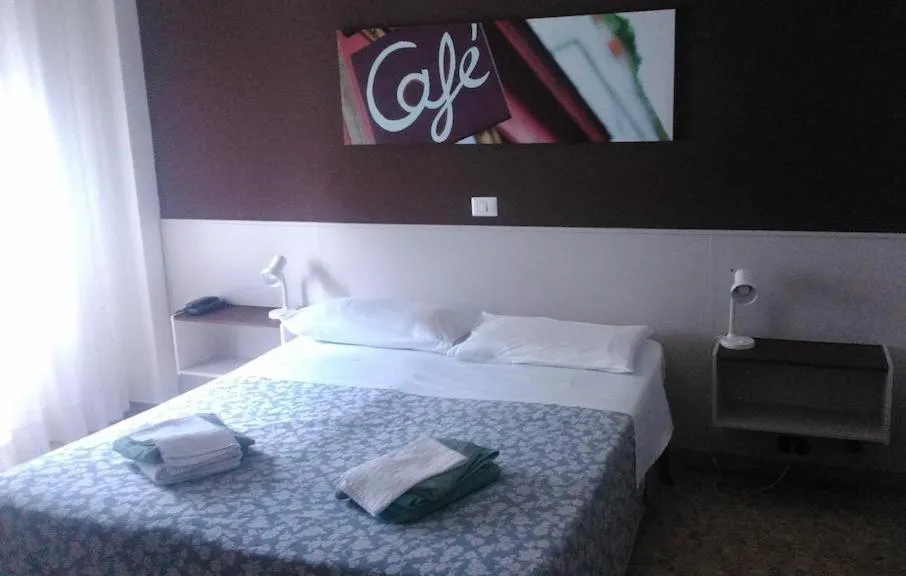 Bed in Radio Hotel