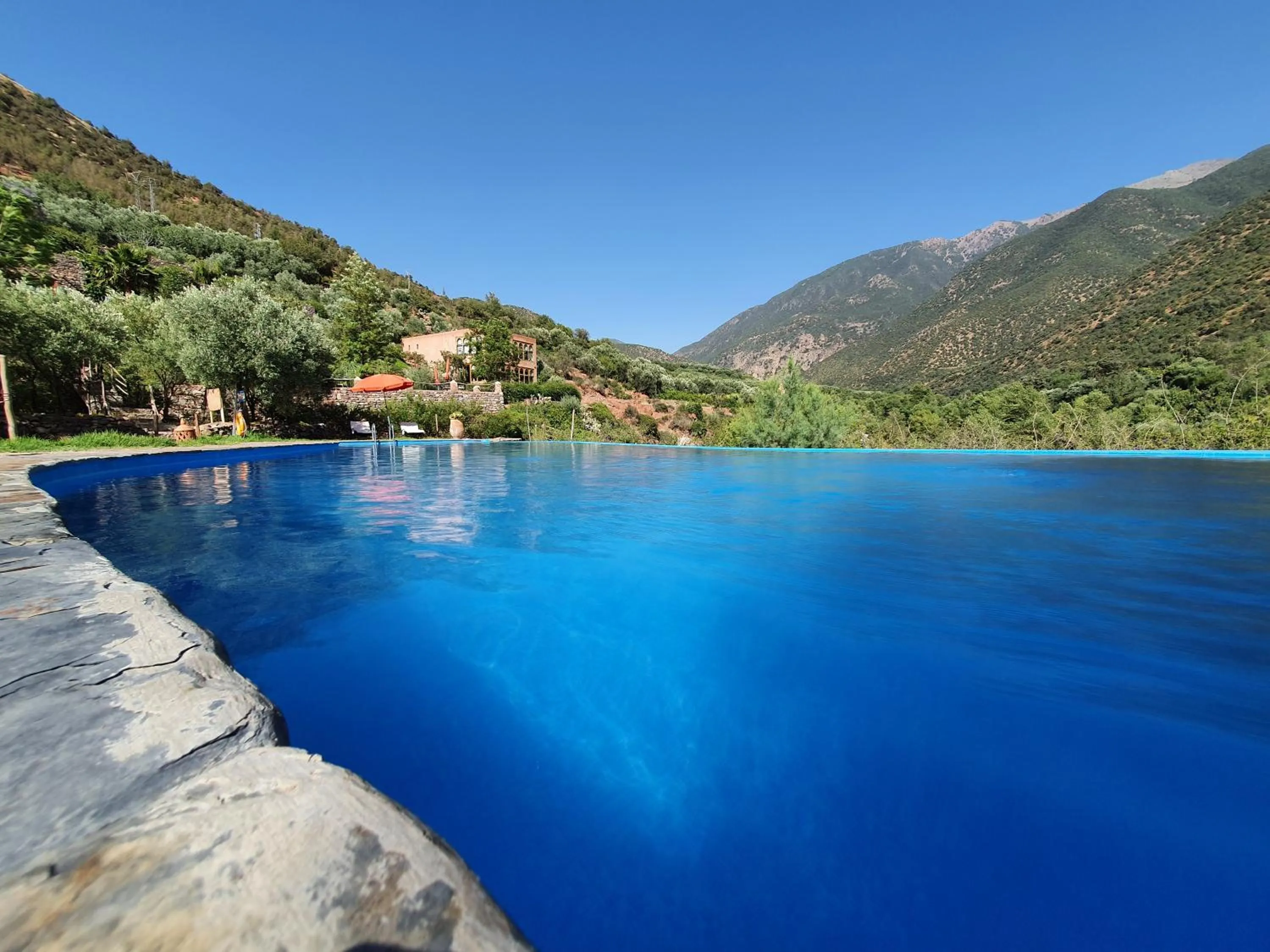 Swimming pool in Kasbah Africa - High Atlas Dark Sky & Nature Lodge