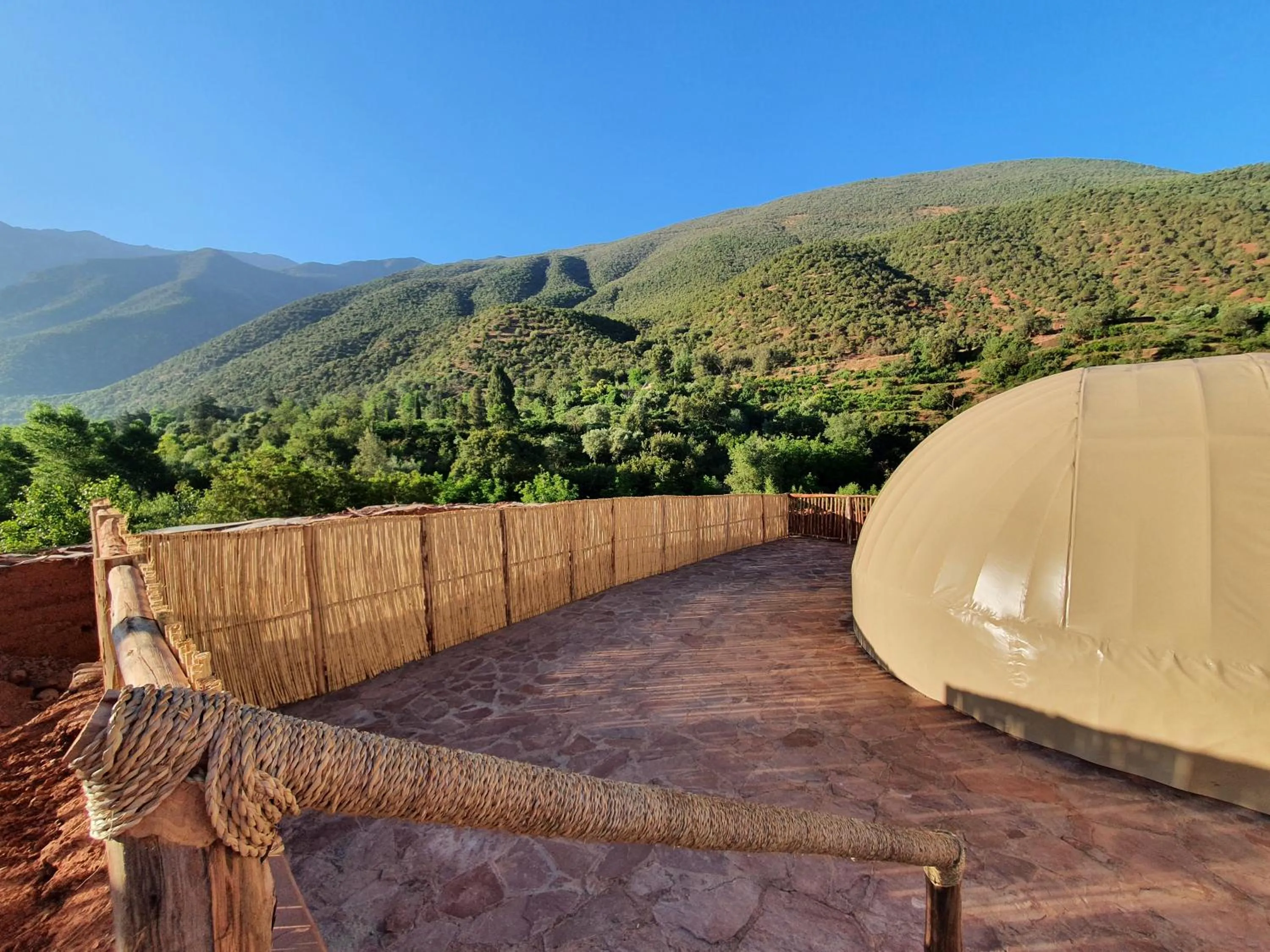 Balcony/Terrace in Kasbah Africa - High Atlas Dark Sky & Nature Lodge