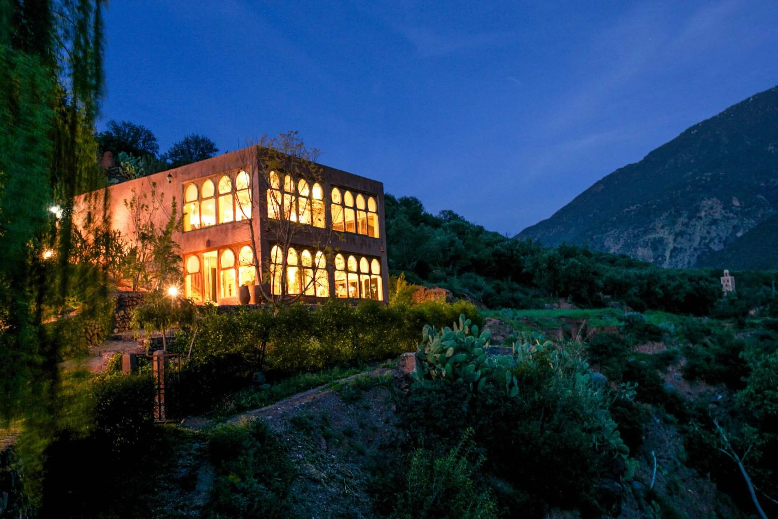 Facade/entrance in Kasbah Africa - High Atlas Dark Sky & Nature Lodge