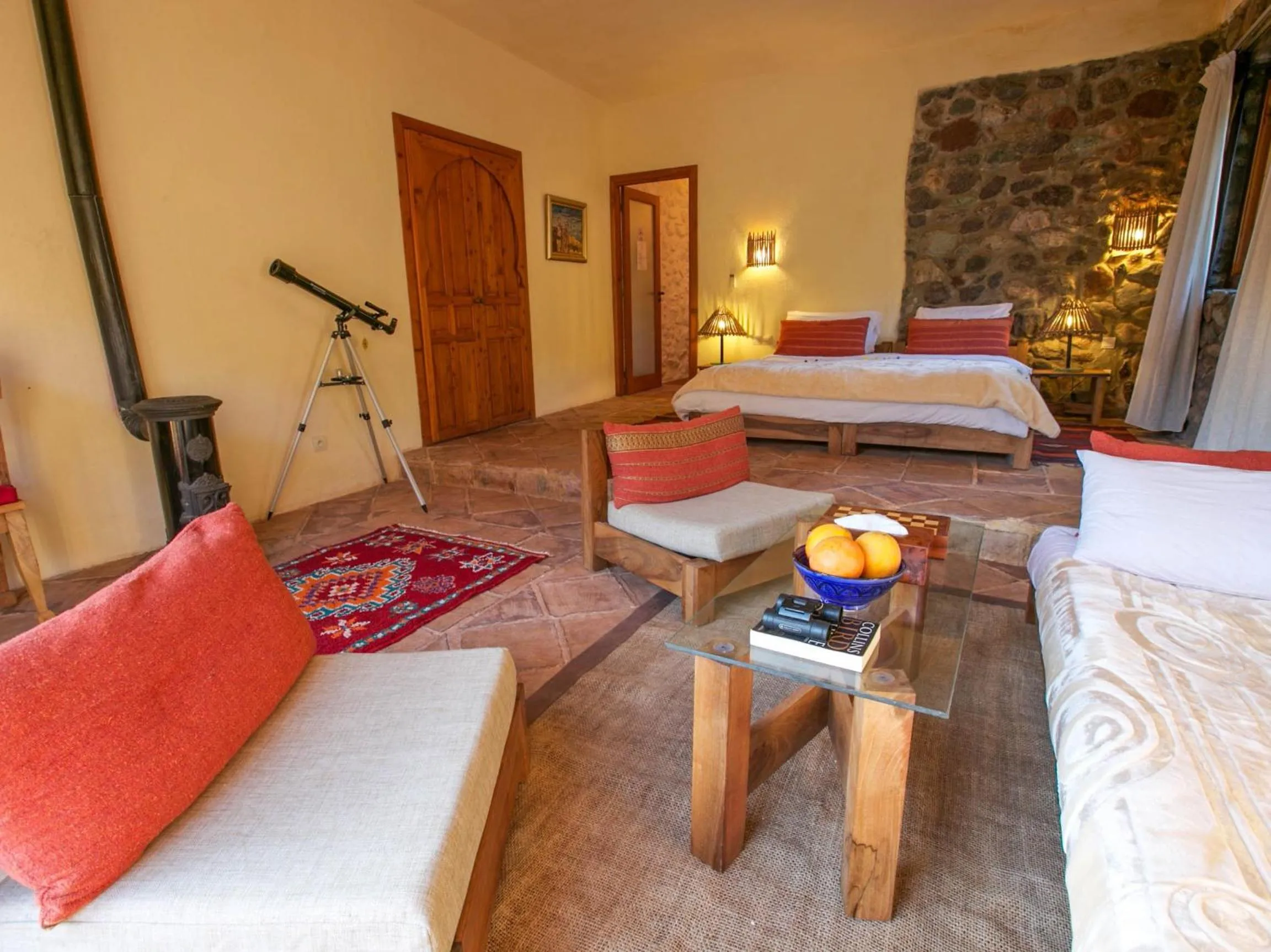 Bedroom in Kasbah Africa - High Atlas Dark Sky & Nature Lodge