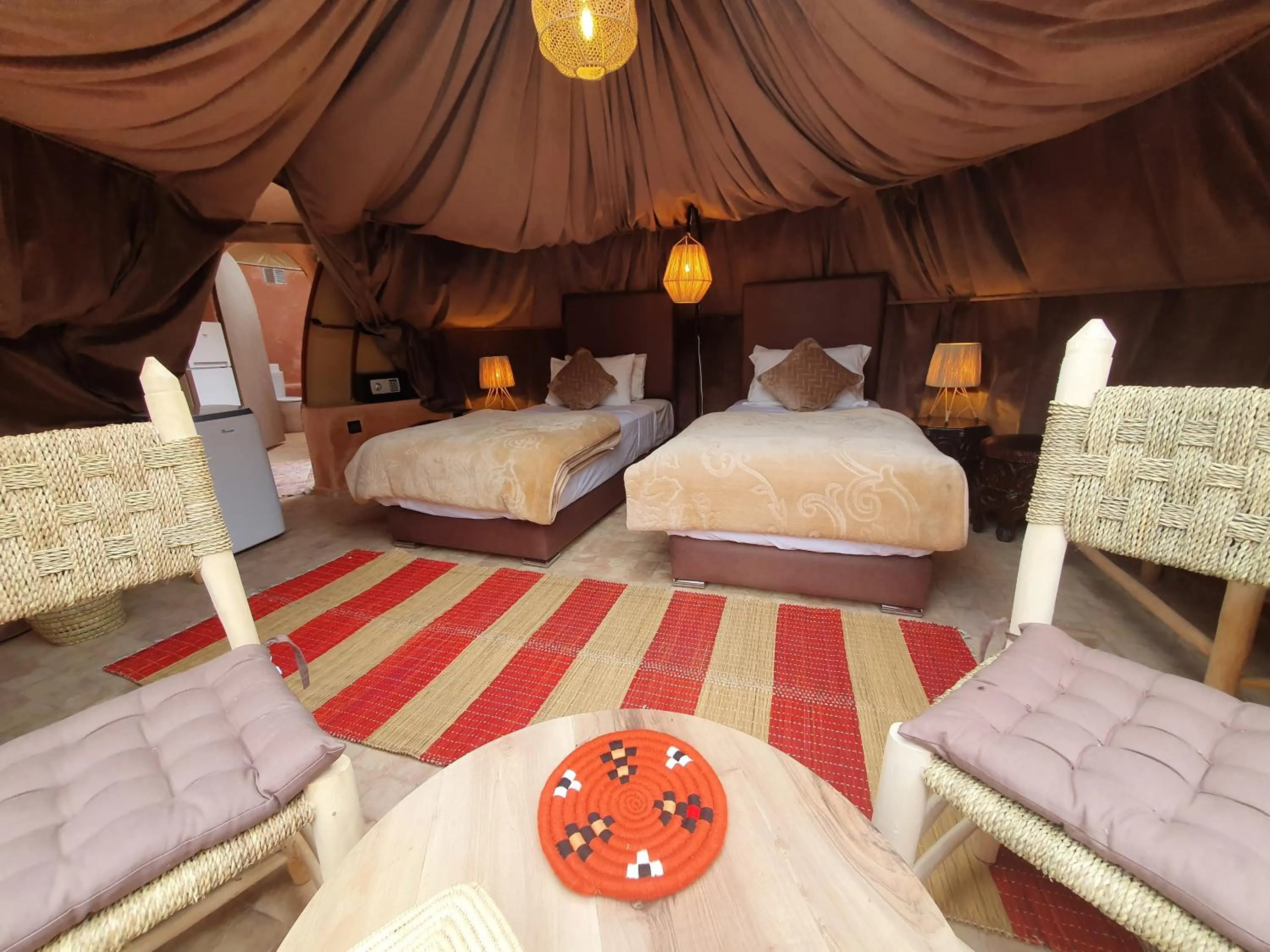 Bed in Kasbah Africa - High Atlas Dark Sky & Nature Lodge
