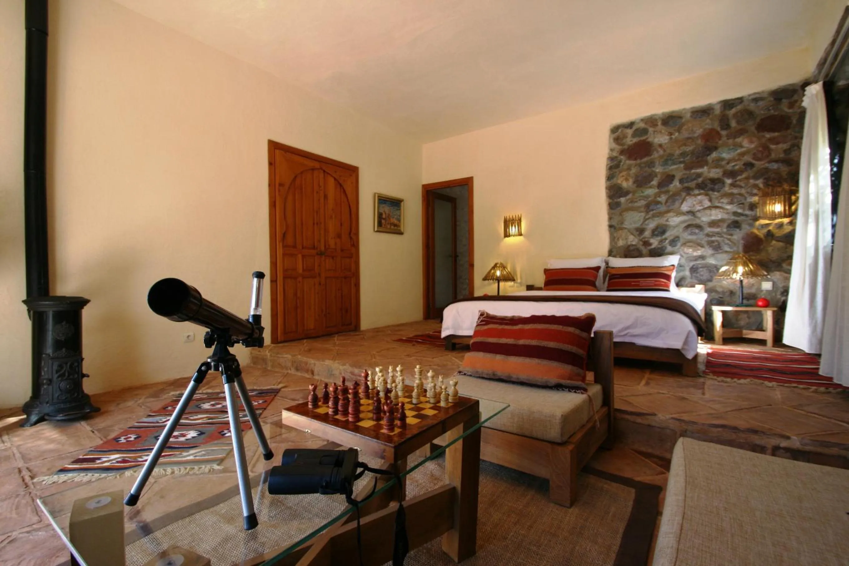 Bedroom in Kasbah Africa - High Atlas Dark Sky & Nature Lodge
