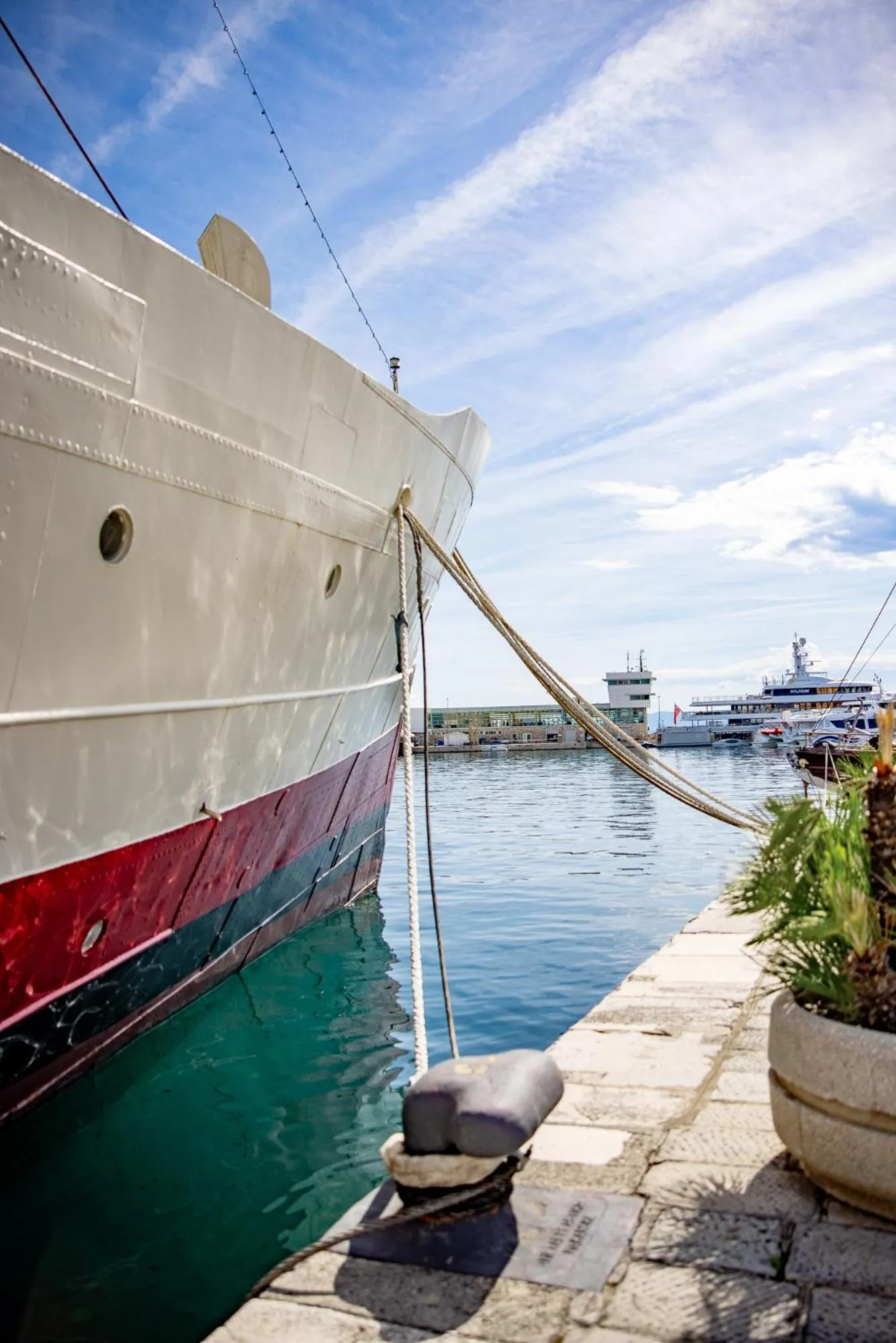 On site in Botel Marina