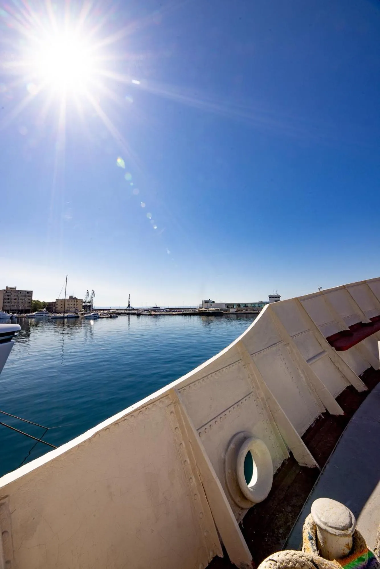 On site in Botel Marina