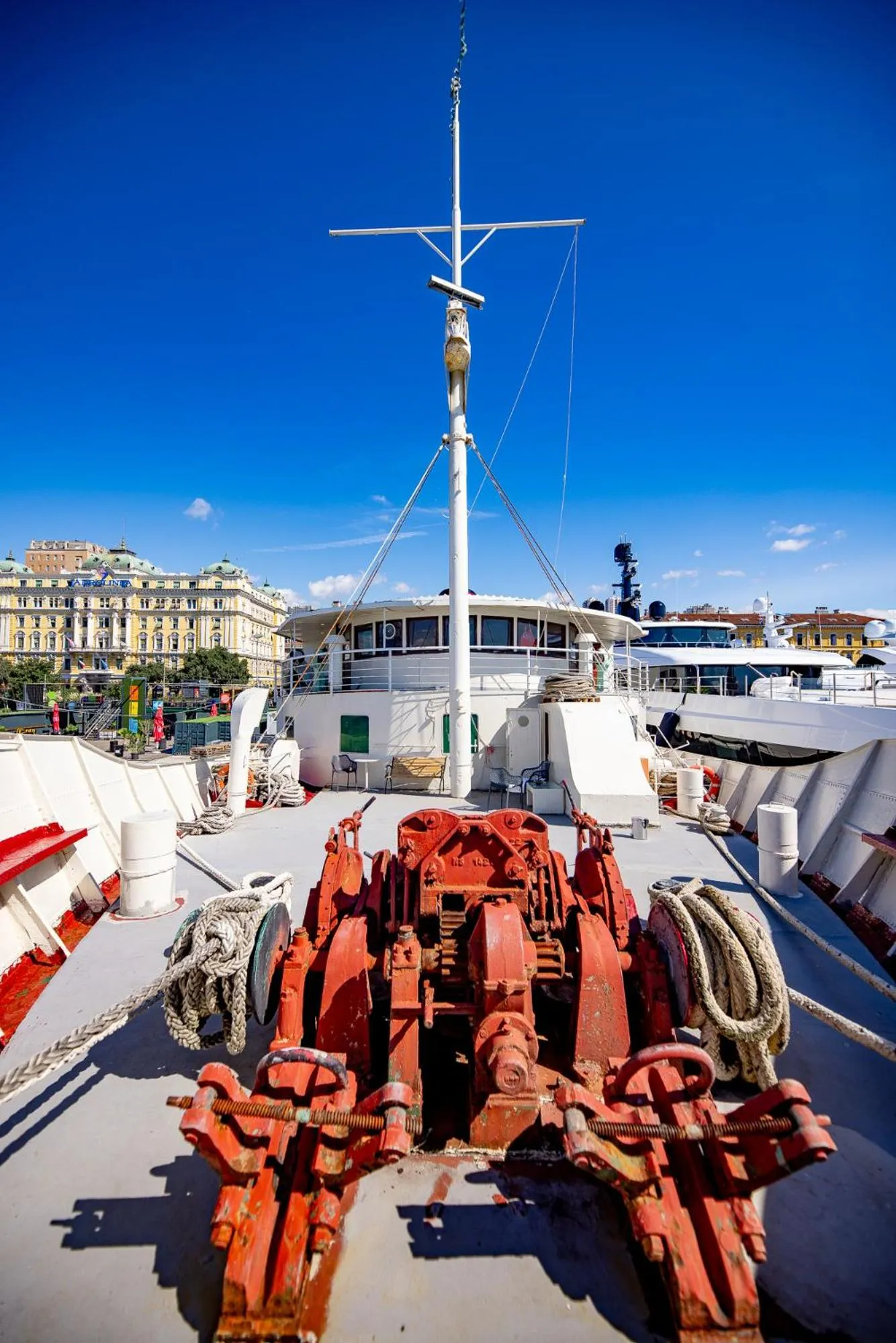 On site in Botel Marina