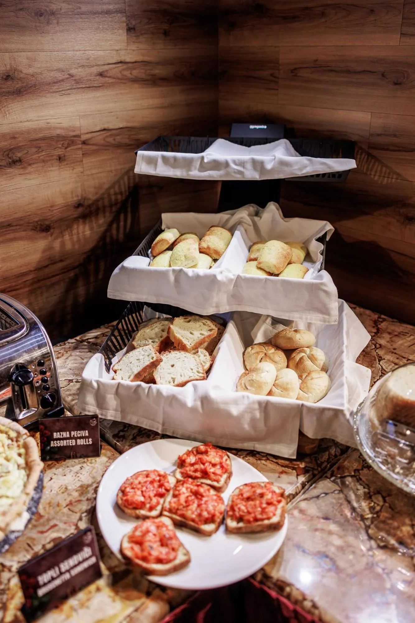 Breakfast in Botel Marina