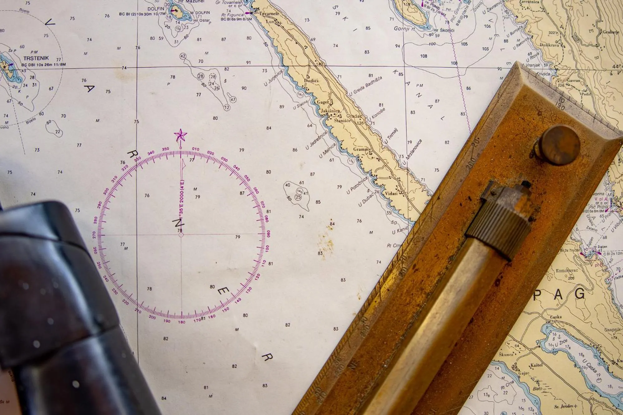 Decorative detail in Botel Marina