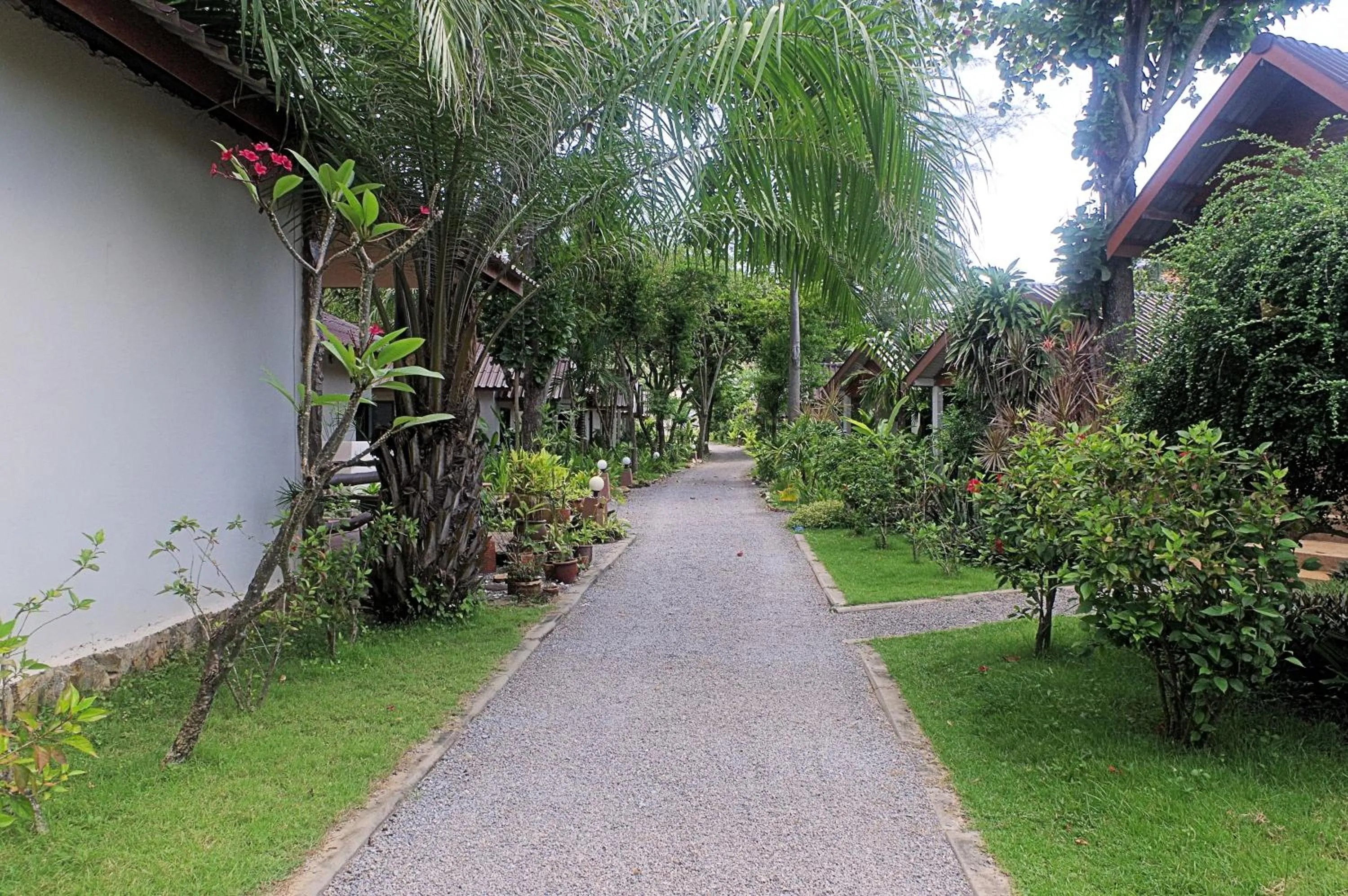 Garden view in Thai House Beach Resort