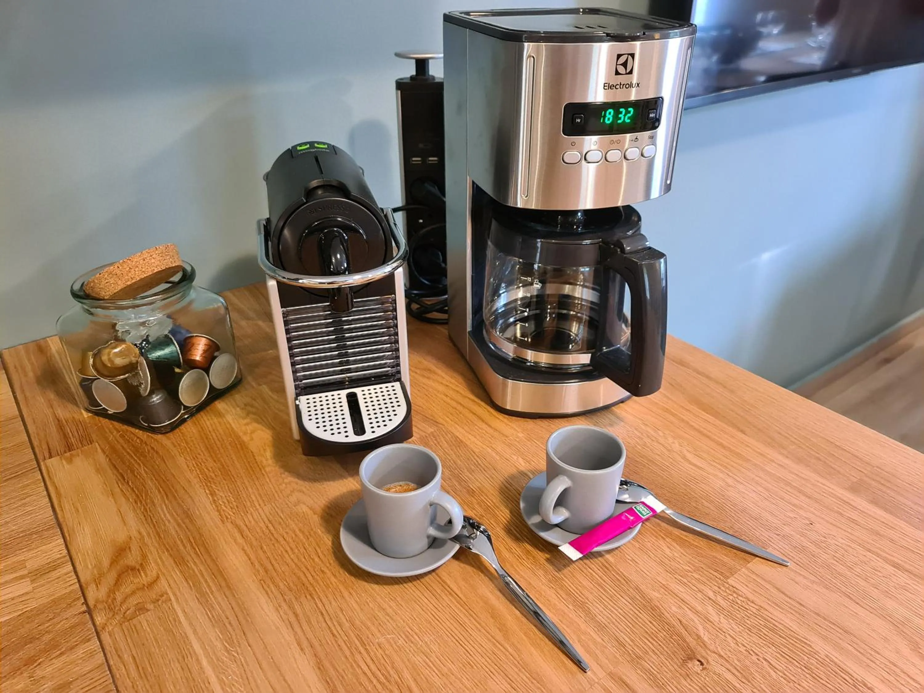 Kitchen or kitchenette in Bleautiful "Eugénie" Charmante Maison de ville