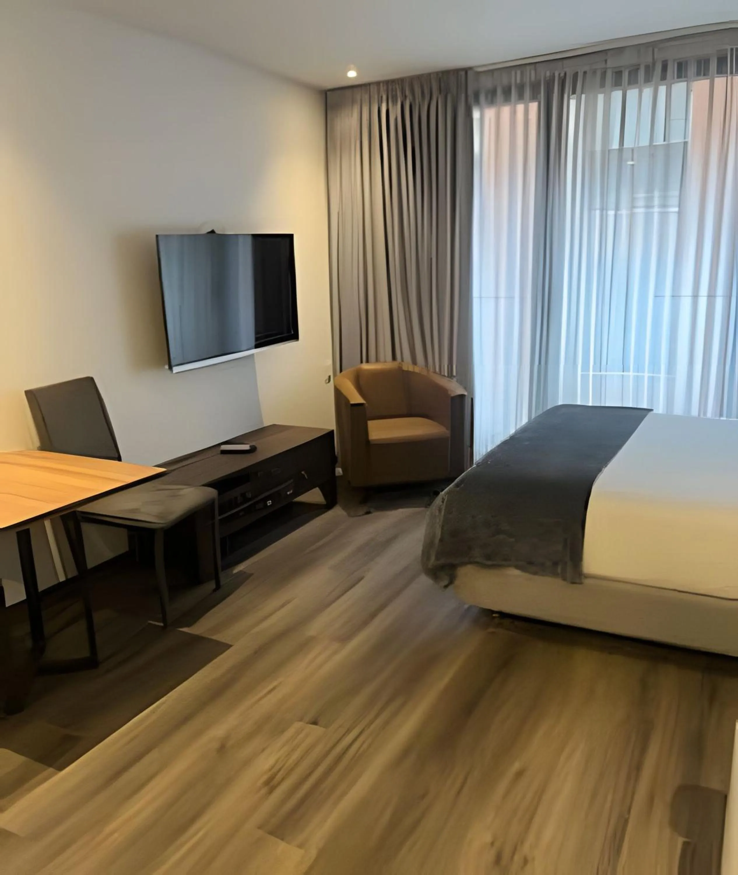 Photo of the whole room, Bed in Edificio Morph Chico