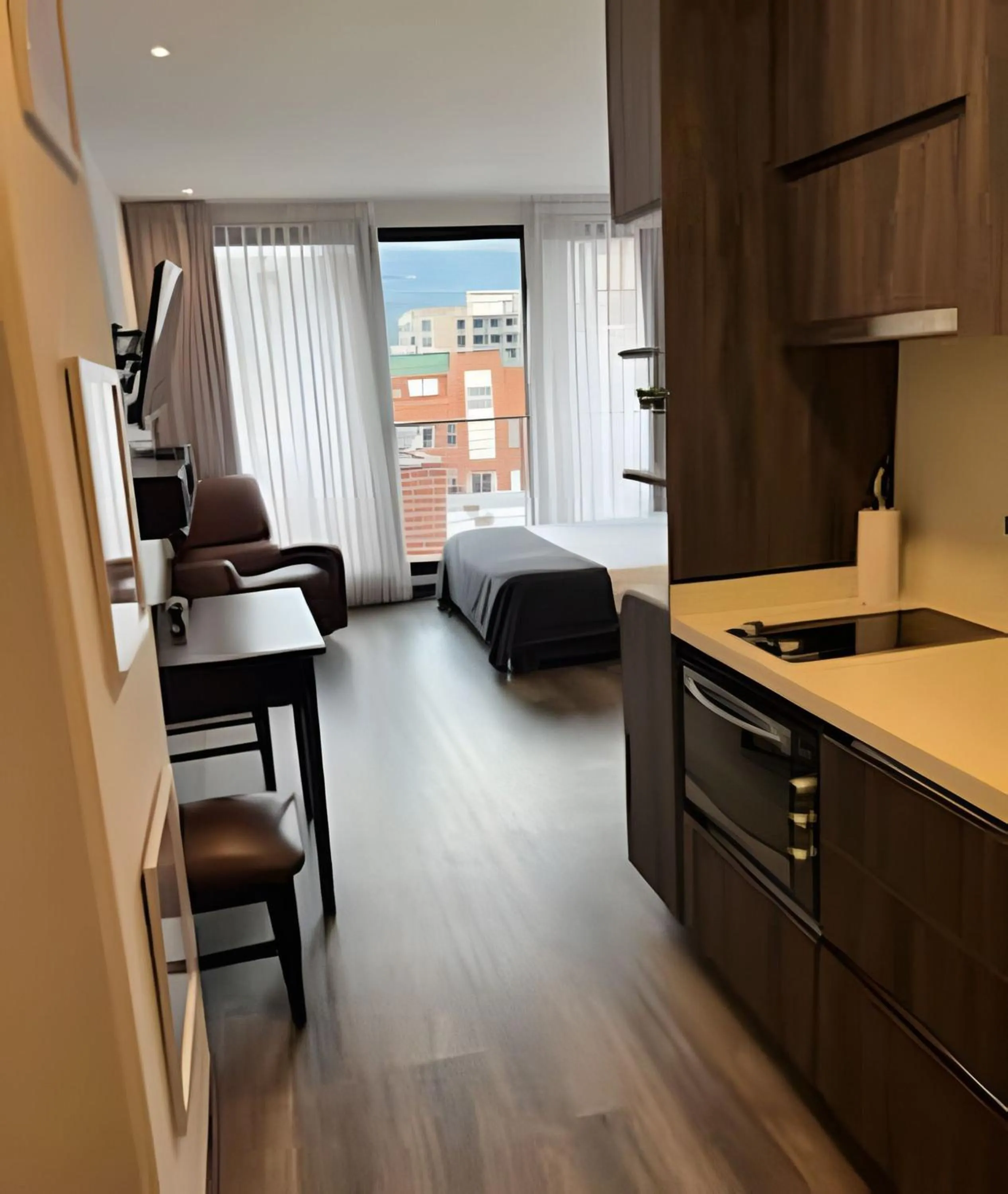 Photo of the whole room, Bed in Edificio Morph Chico