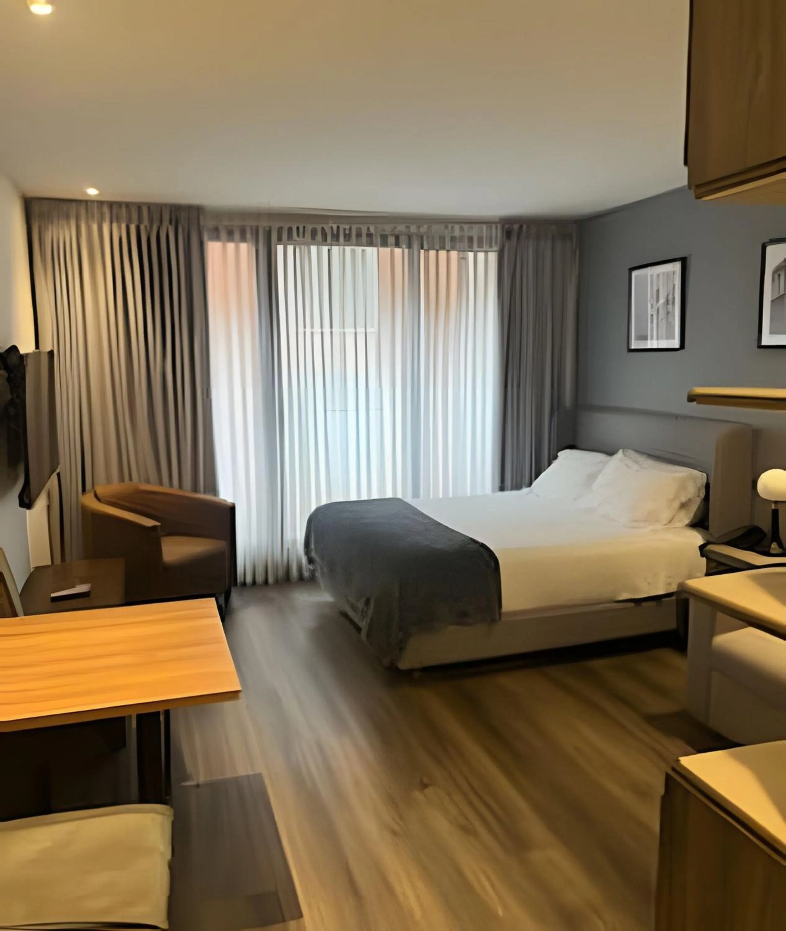 Photo of the whole room, Bed in Edificio Morph Chico