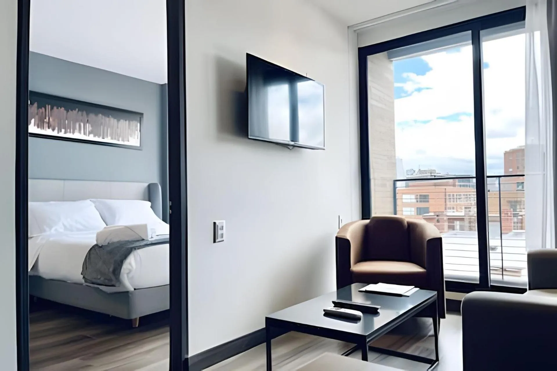 TV and multimedia, Bed in Edificio Morph Chico