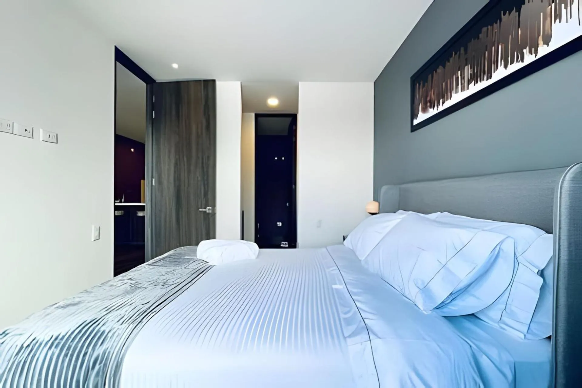 Photo of the whole room, Bed in Edificio Morph Chico