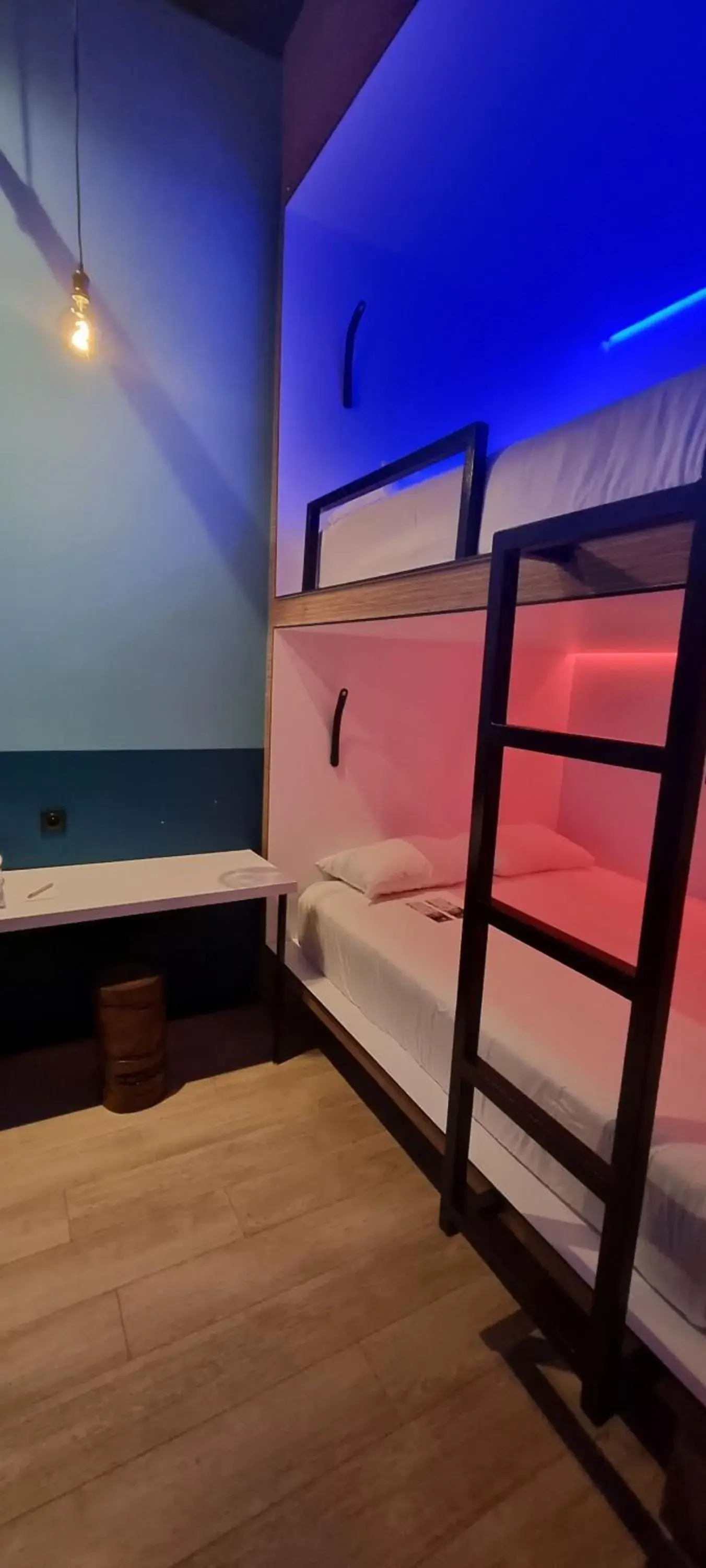 Polynesian Cabin disability access with 2 queen bunk beds in Polynesian Cabins by Kon Tiki Polynesian Cabin disability access with 2 queen bunk beds in Polynesian Cabins by Kon Tiki