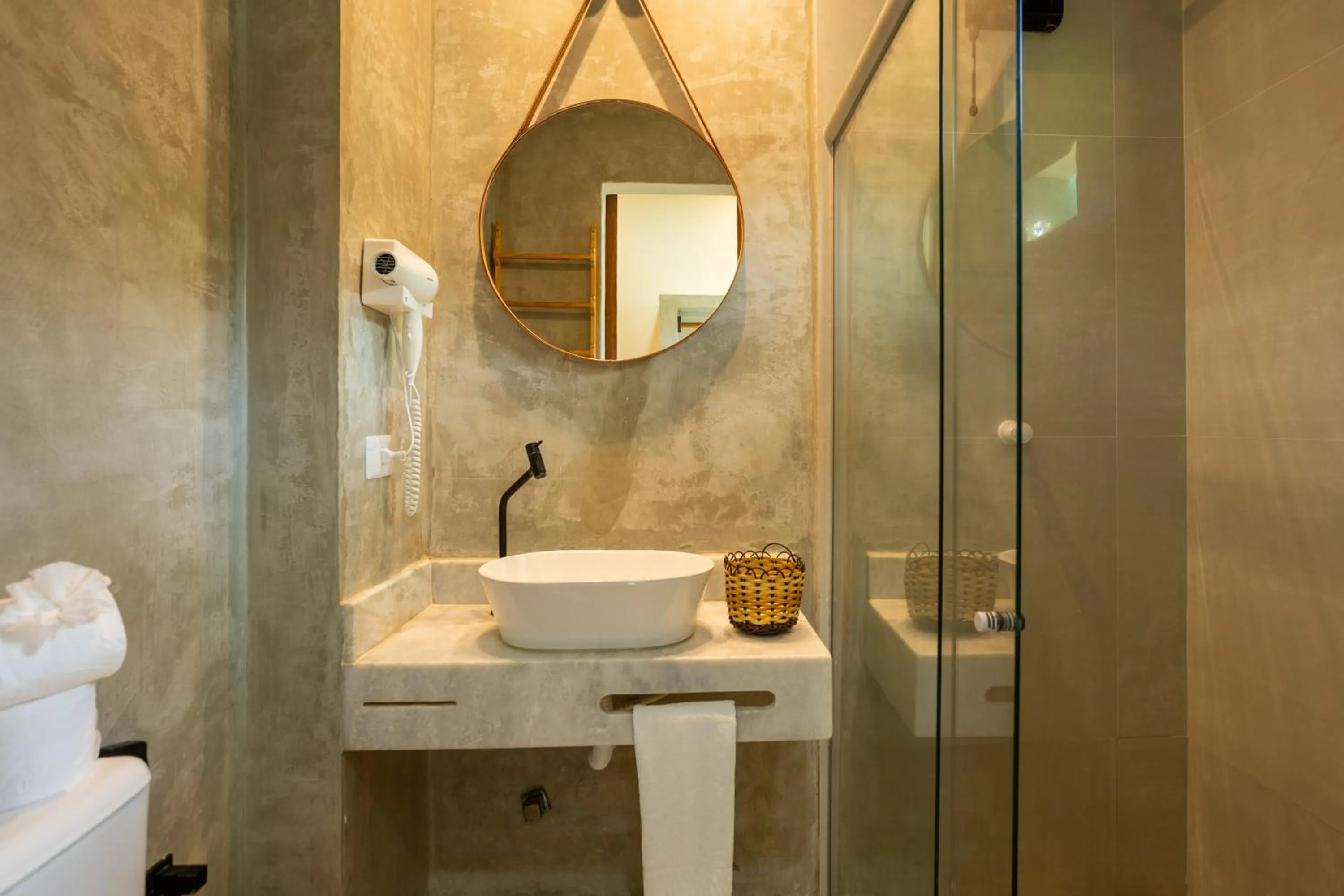 Bathroom in Santorini Beach Hotel