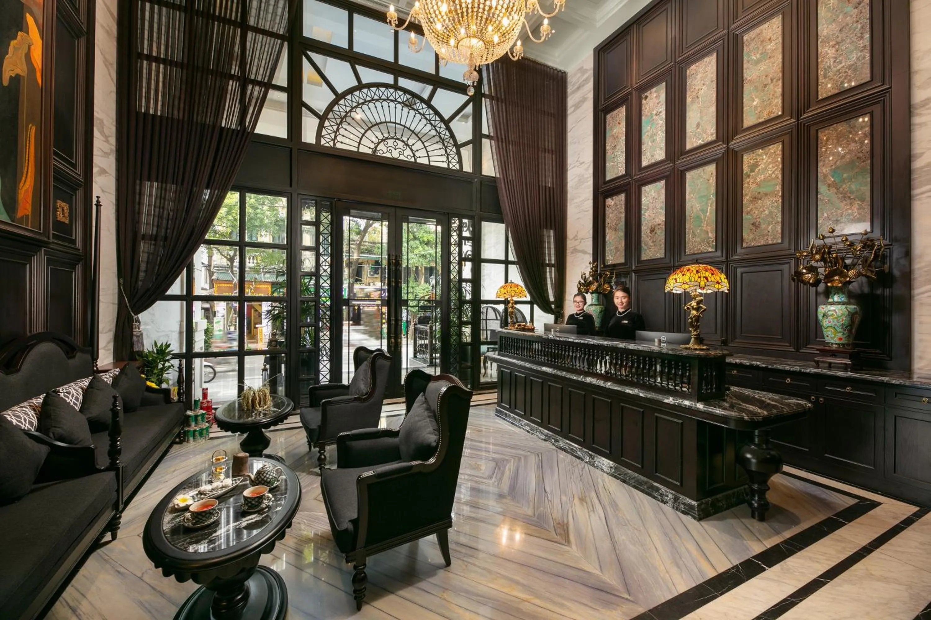 Lobby or reception in LeaH Silk Hotel