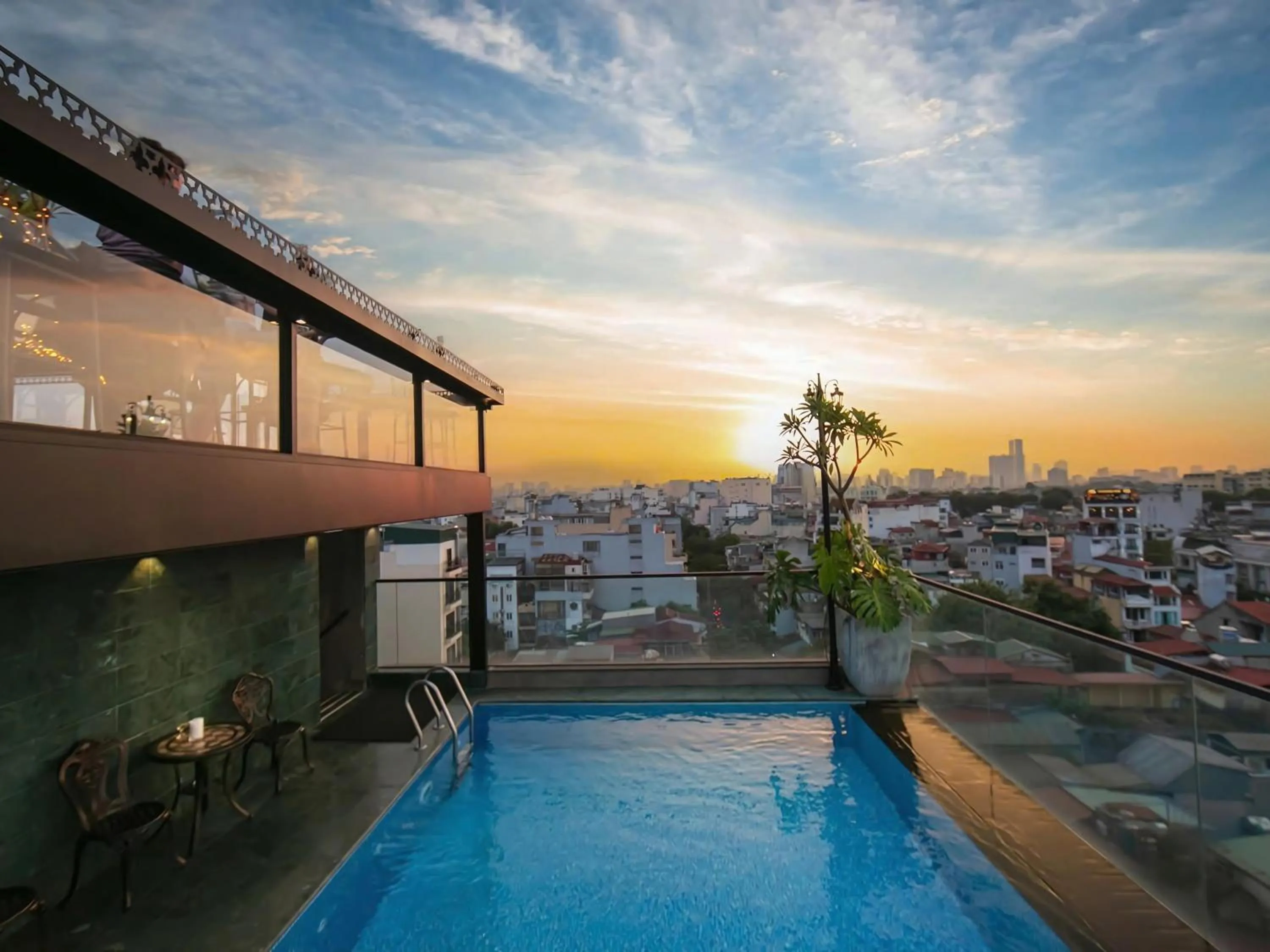 City view in GM Premium Hotel