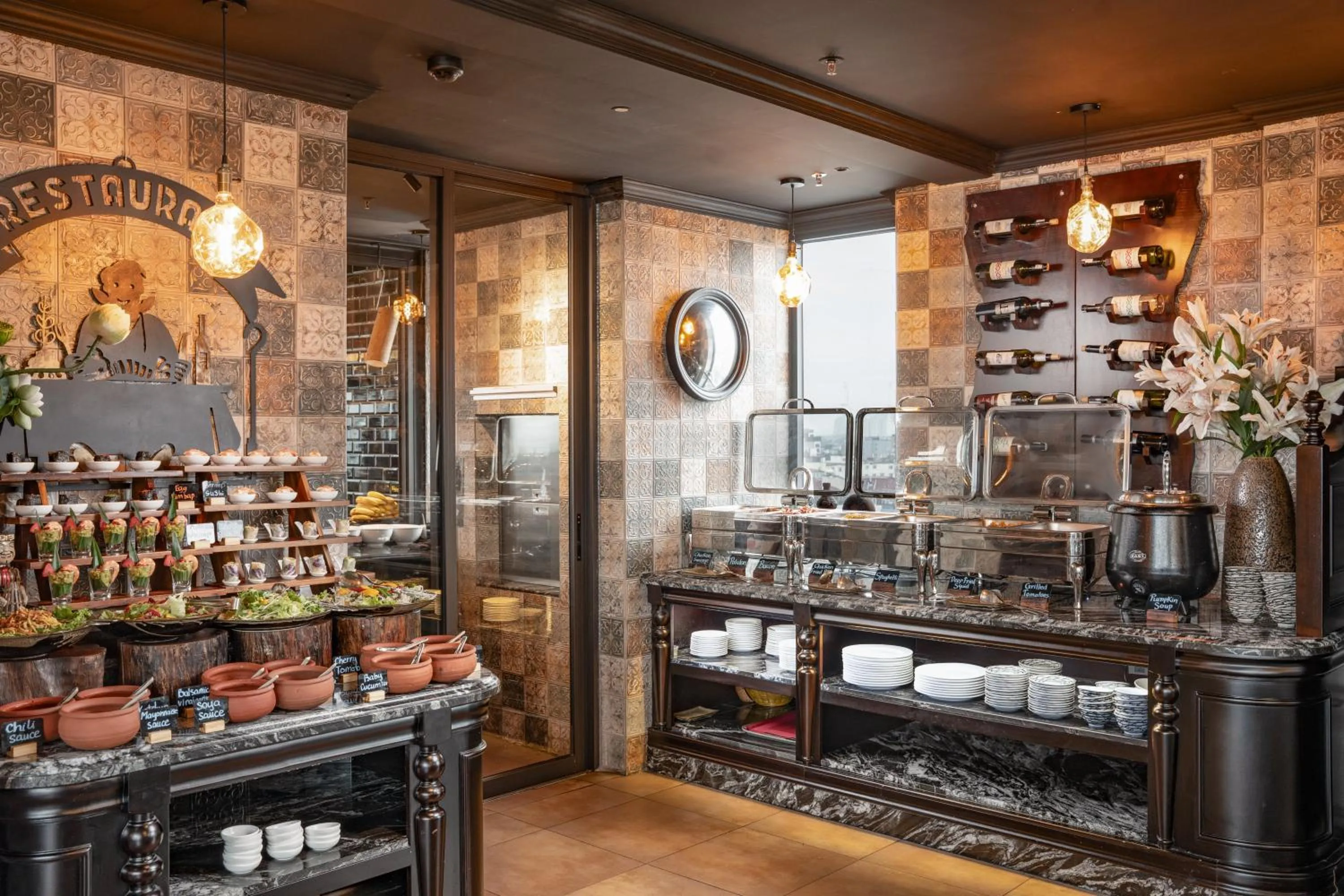 Food and drinks in GM Premium Hotel