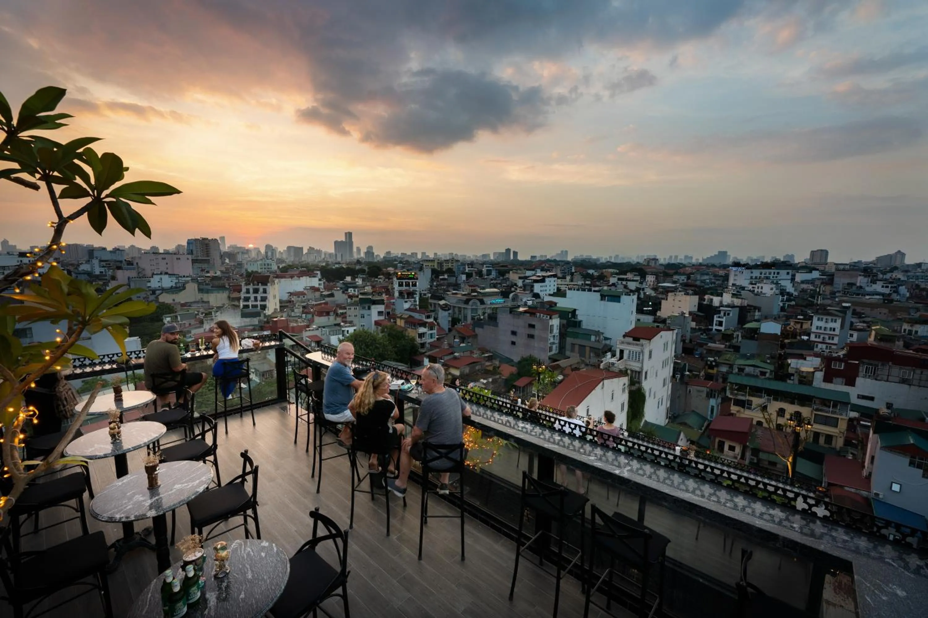 Bird's eye view in GM Premium Hotel