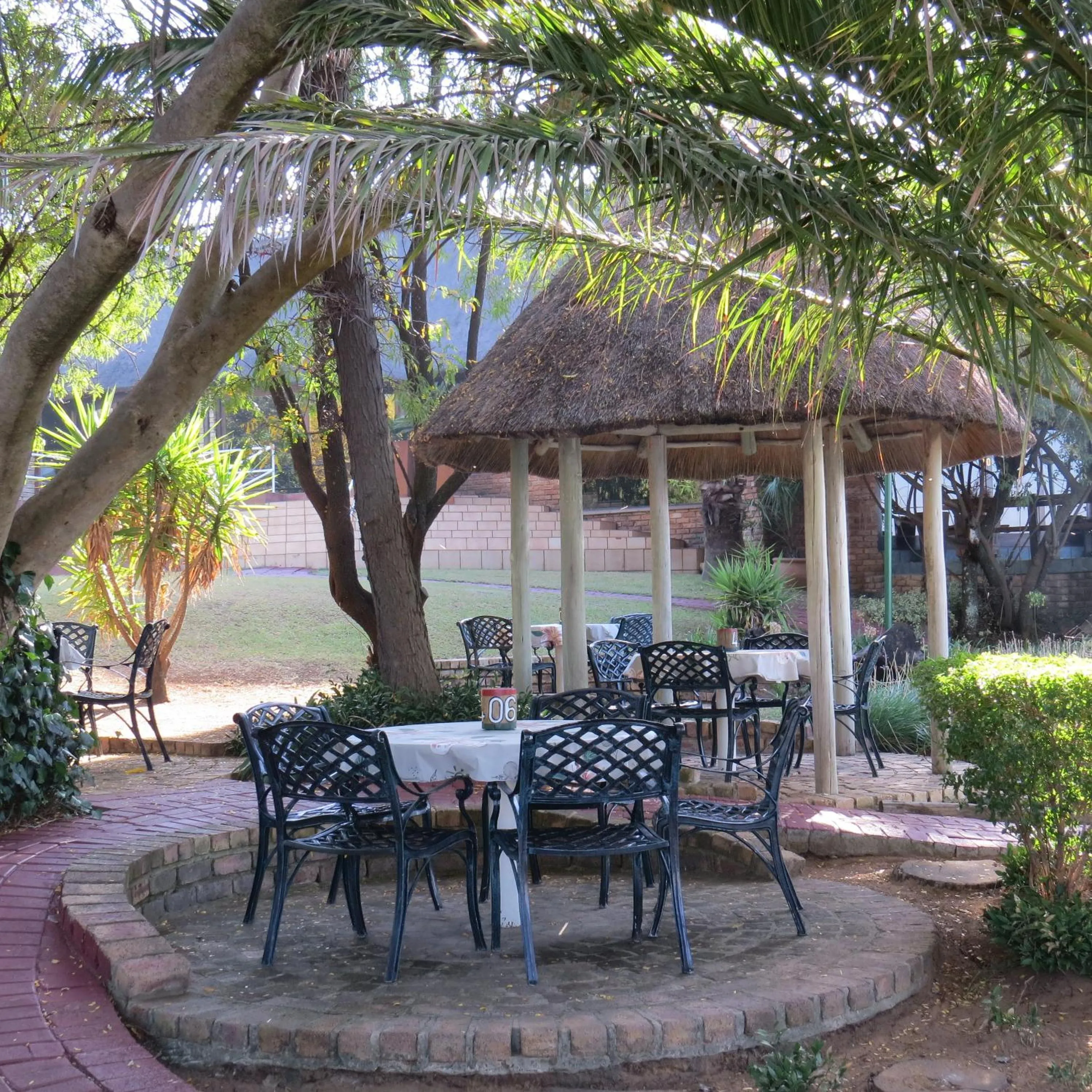 Patio in The Waterfront Country Lodge