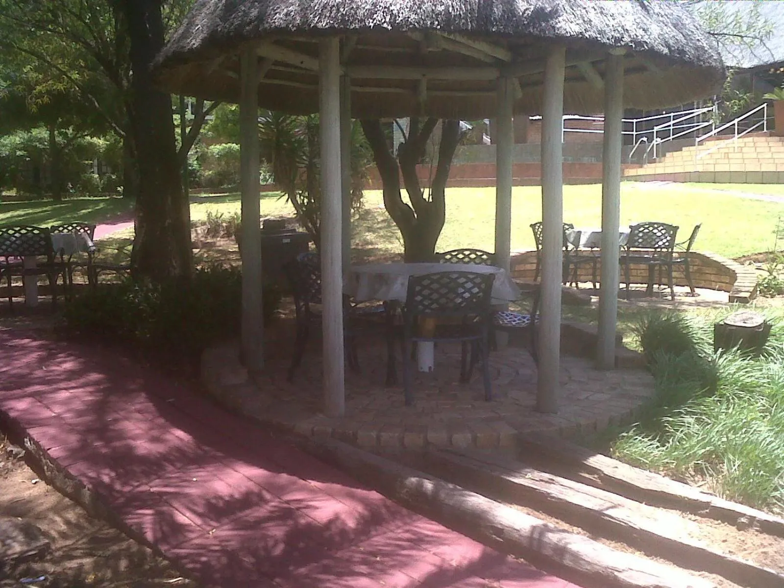 Patio in The Waterfront Country Lodge