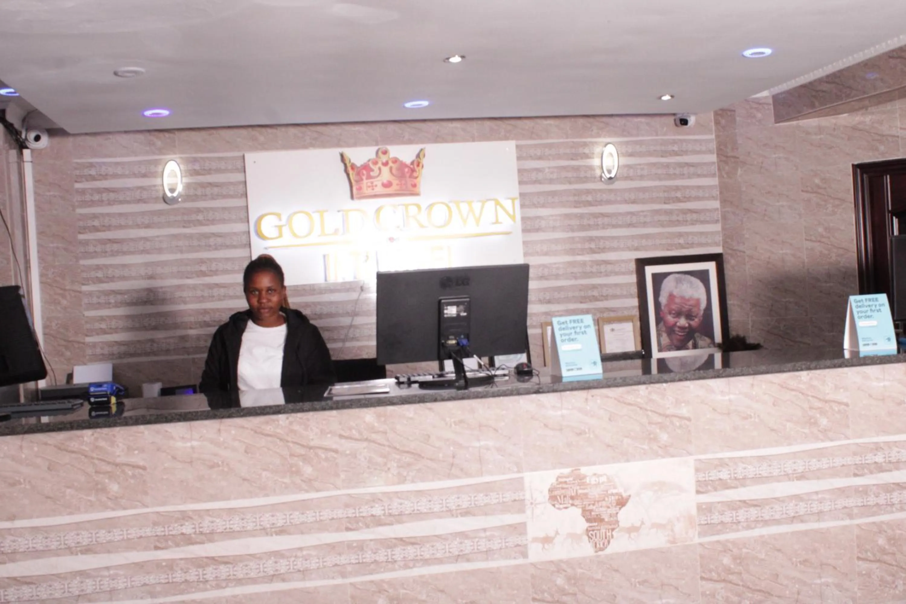 Staff in Gold Crown International Hotel Johannesburg
