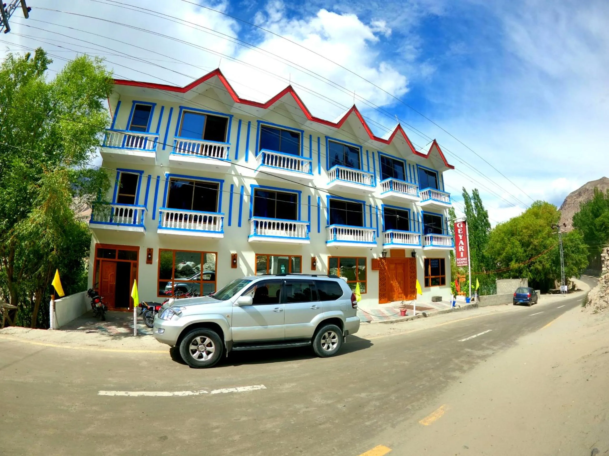 Property building in Geyari Resort Khaplu