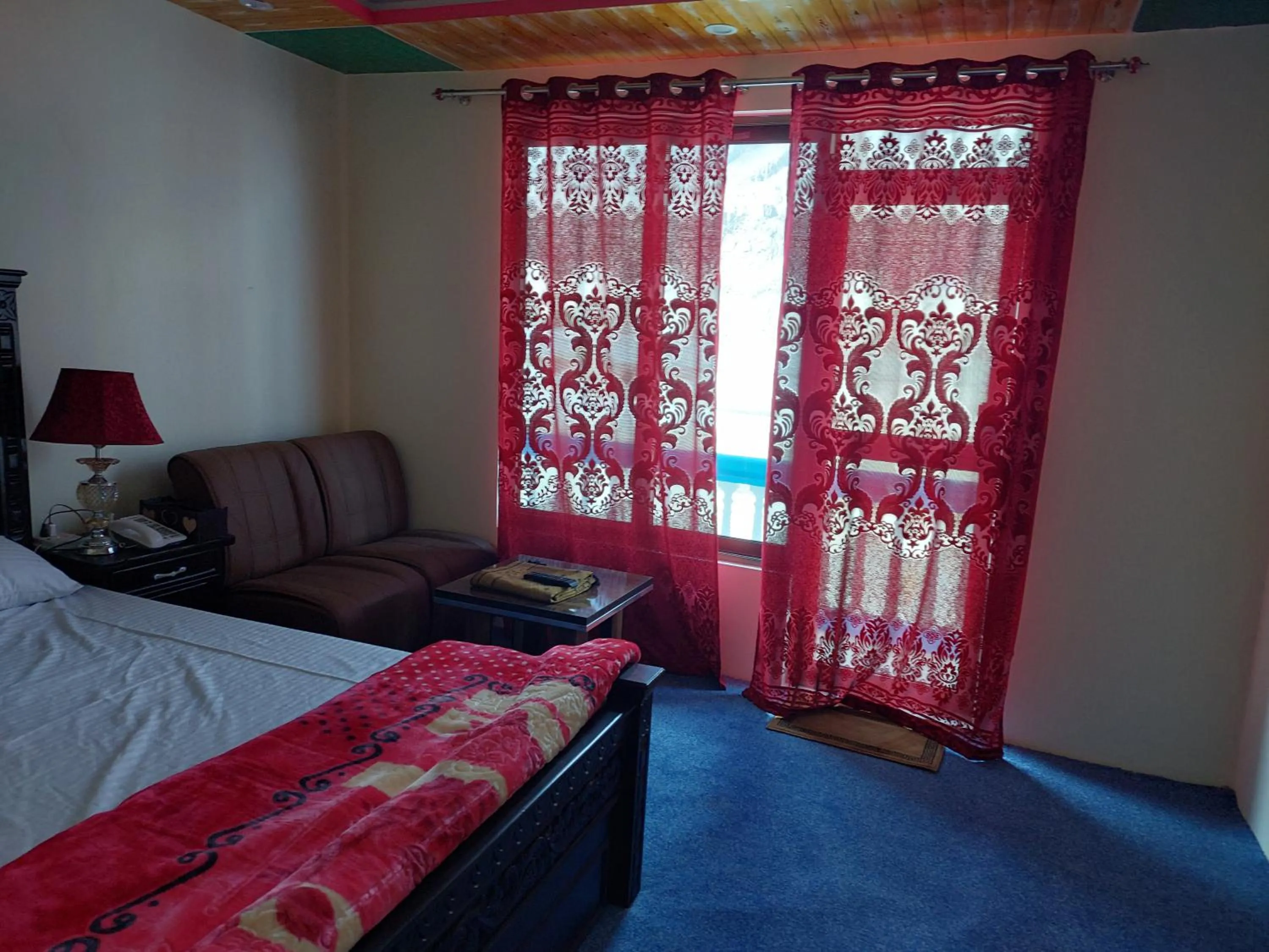 Living room in Geyari Resort Khaplu