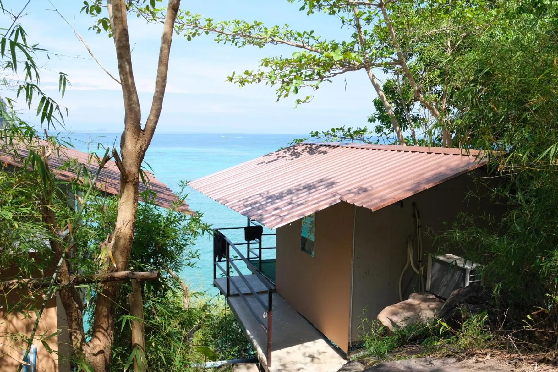 Balcony/Terrace in Phi Phi Seaside Bungalow
