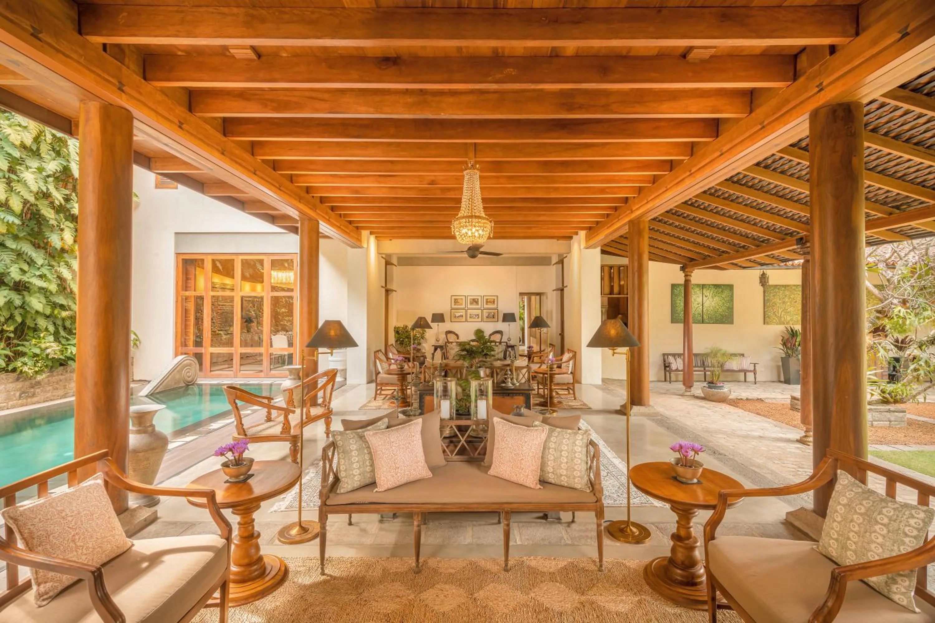 Living room in Ishq Colombo