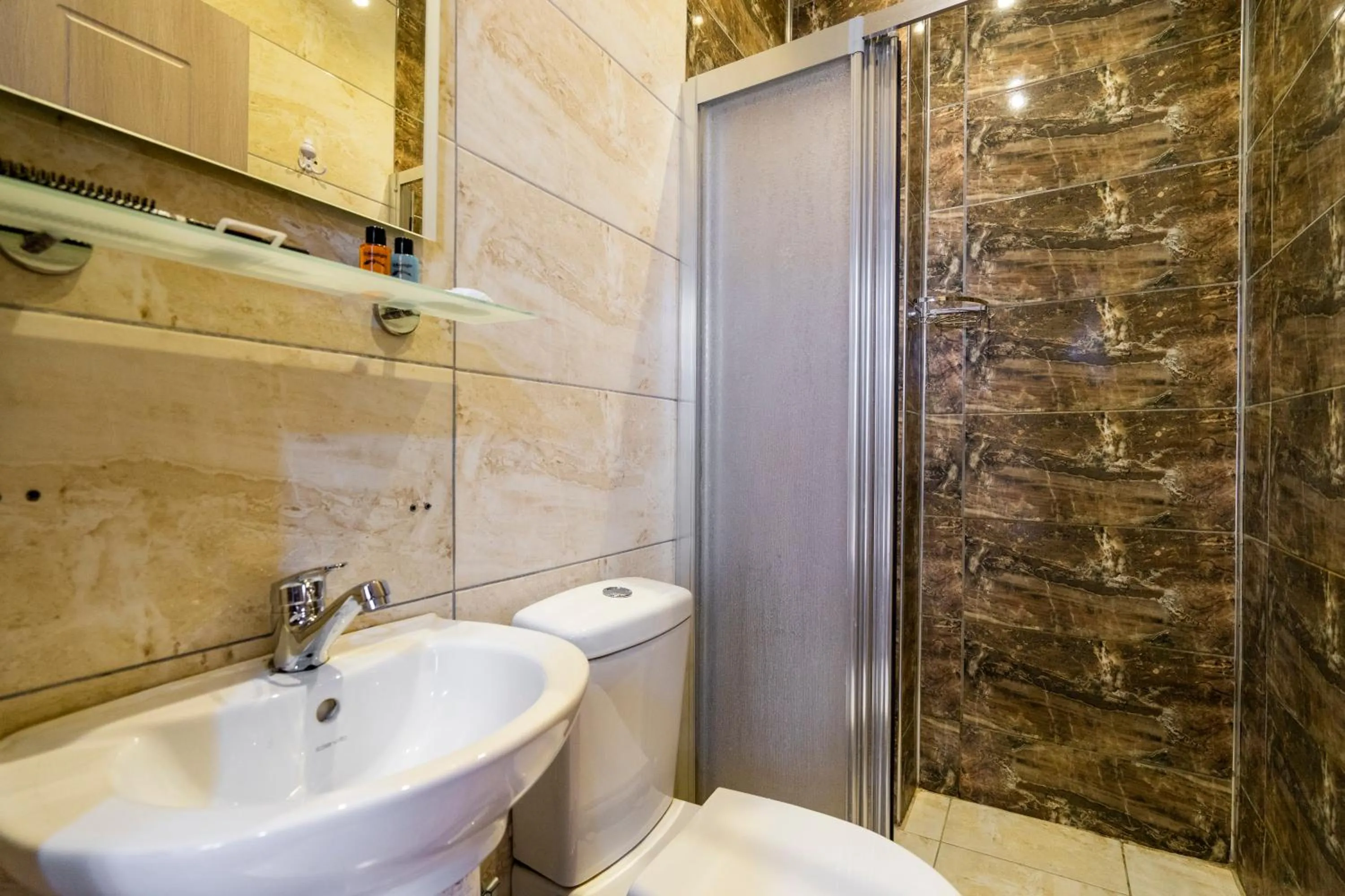 Shower in Candy Hotel