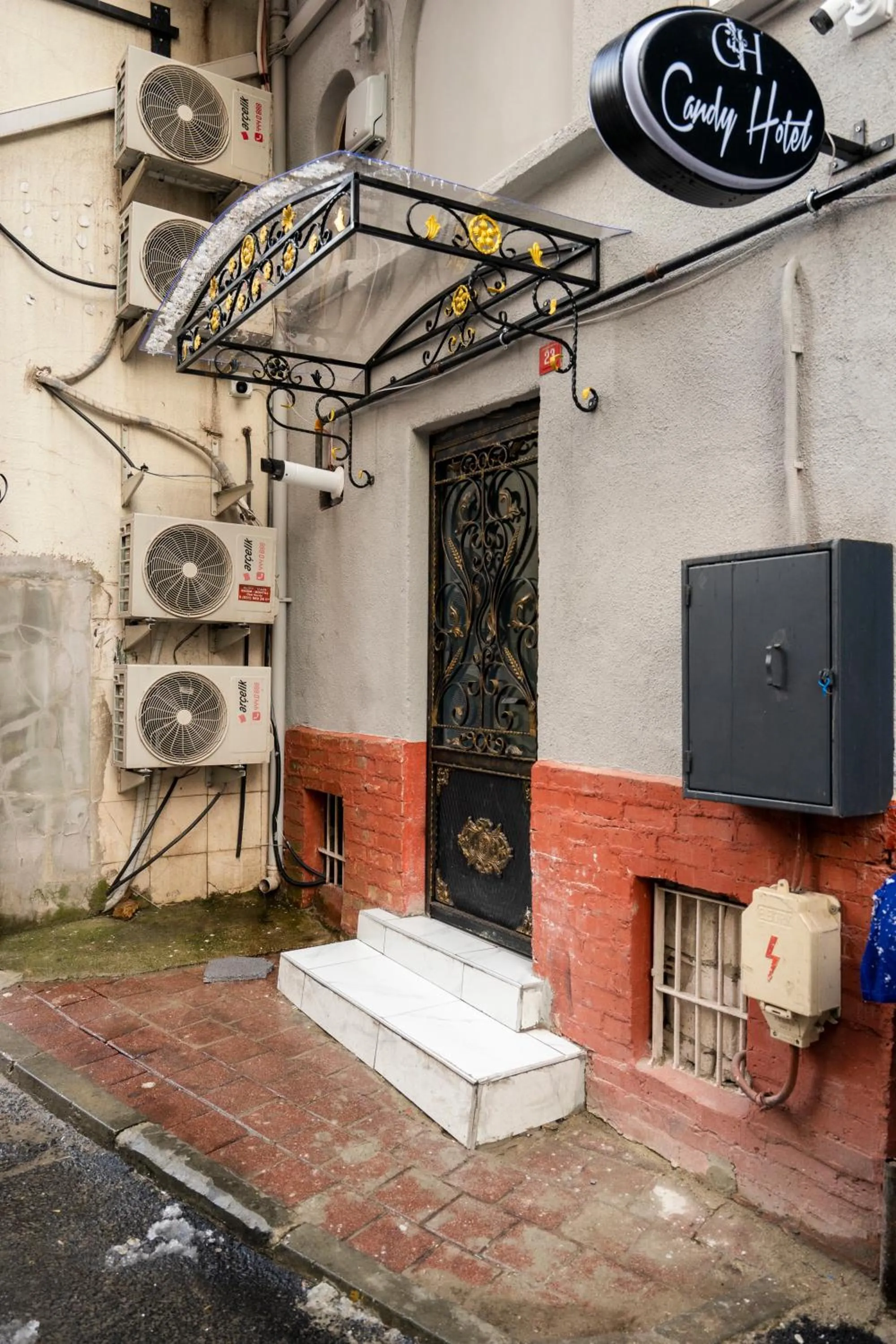 Property building in Candy Hotel