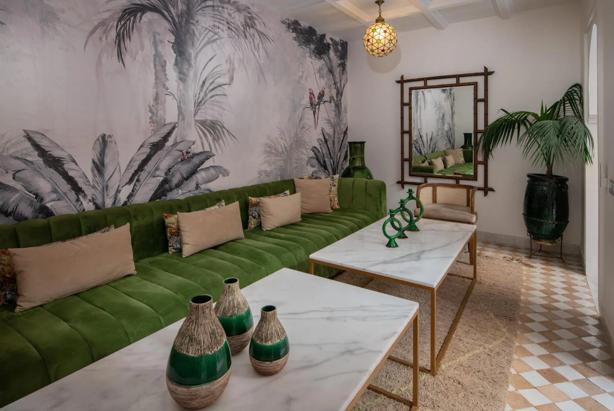 Living room in Riad Le Saadien ,Adult only